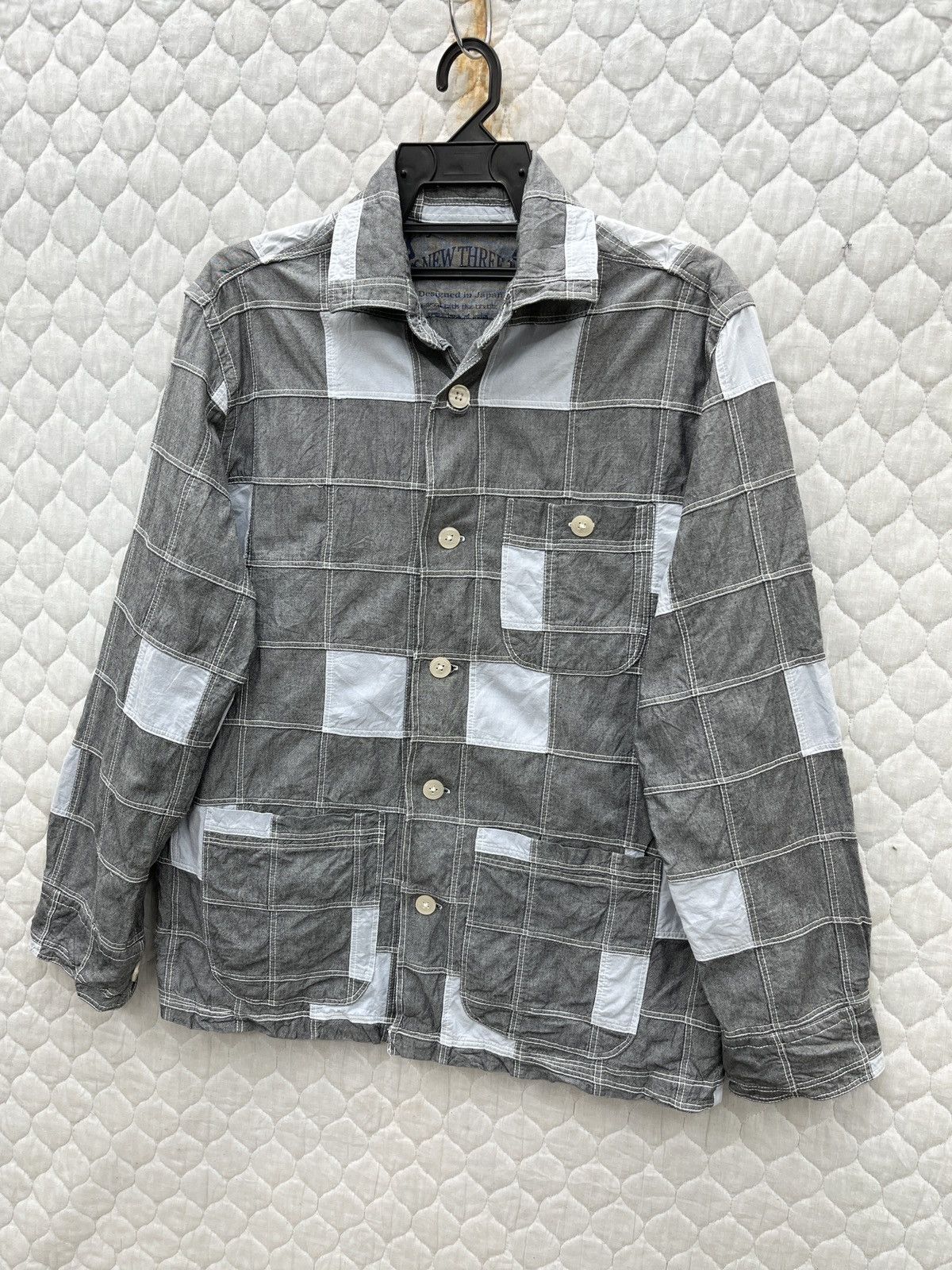 Japanese Brand 🔥🔥🔥STEALS NEW THREE PATCHWORK JACKET KAPITAL STYLE Size US S / EU 44-46 / 1 - 2 Thumbnail