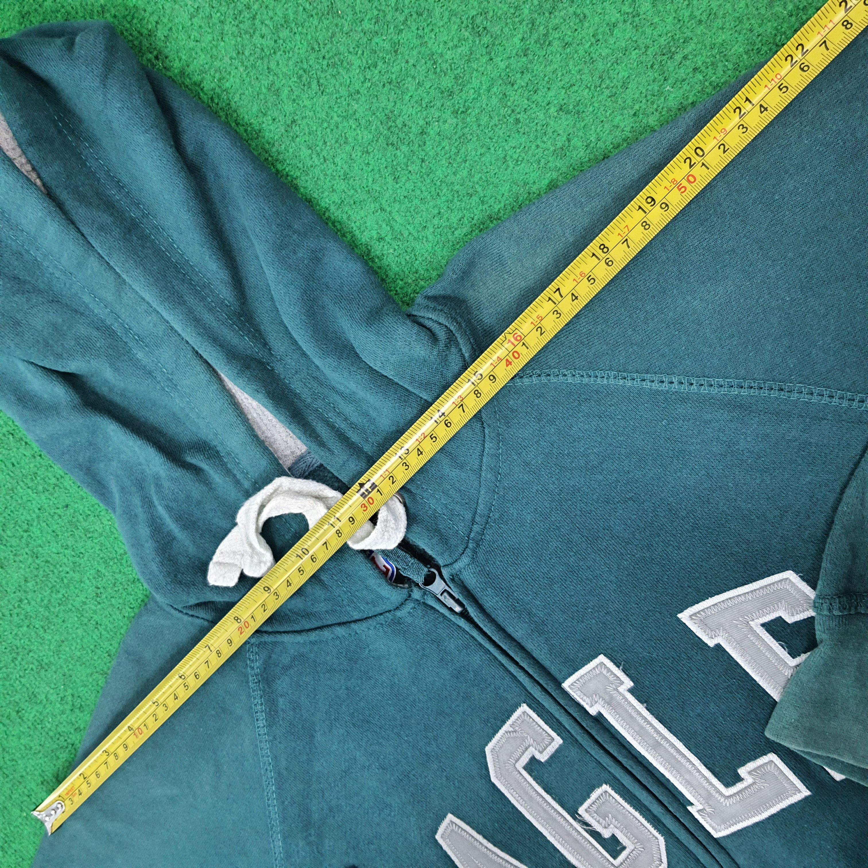 NFL Vintage NFL Eagle Sports Team Zipper Hoodie C270N13 Size US L / EU 52-54 / 3 - 12 Thumbnail