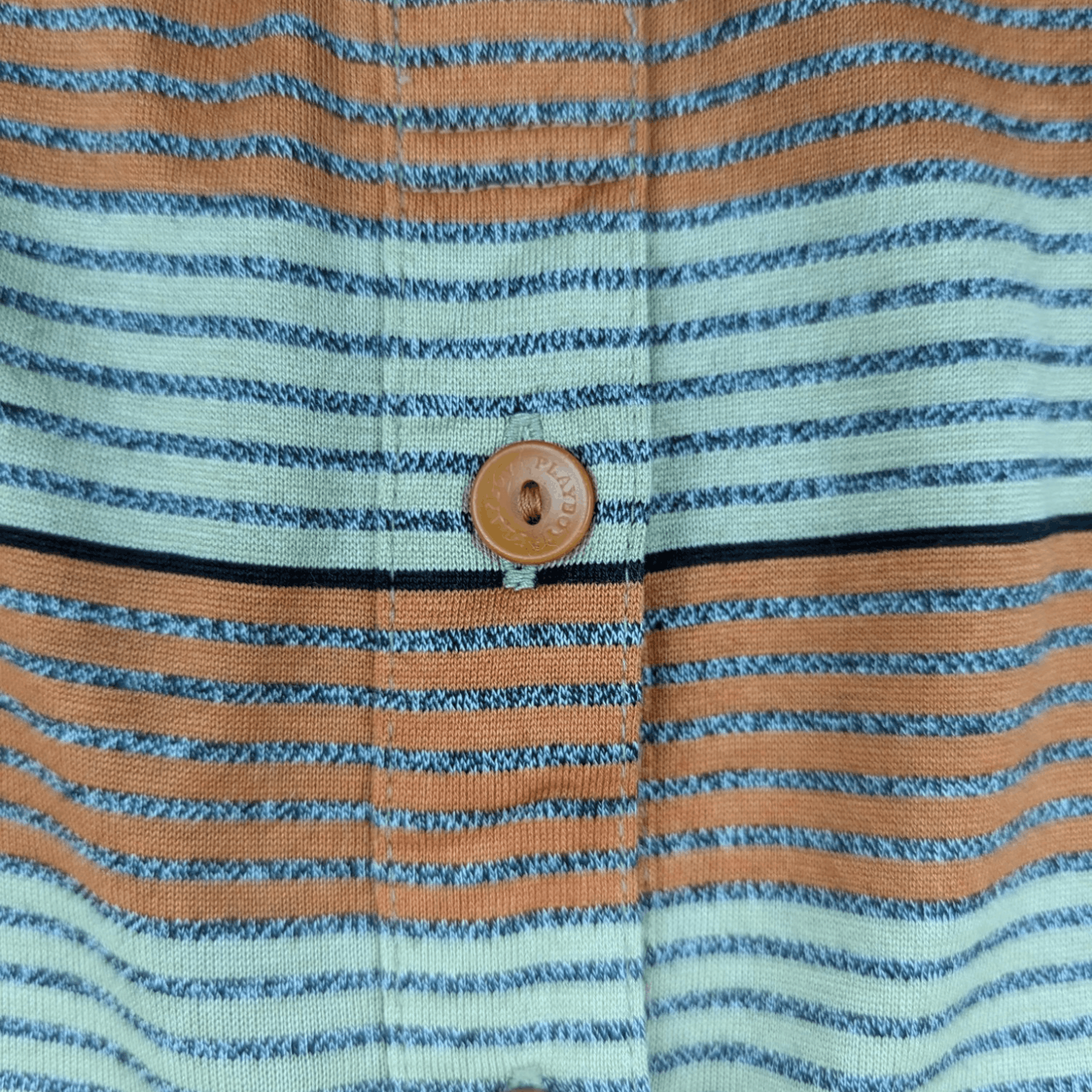 Playboy × Vintage Vintage 80's PLAYBOY Golf Striped Polo Shirt Size US M / EU 48-50 / 2 - 7 Thumbnail