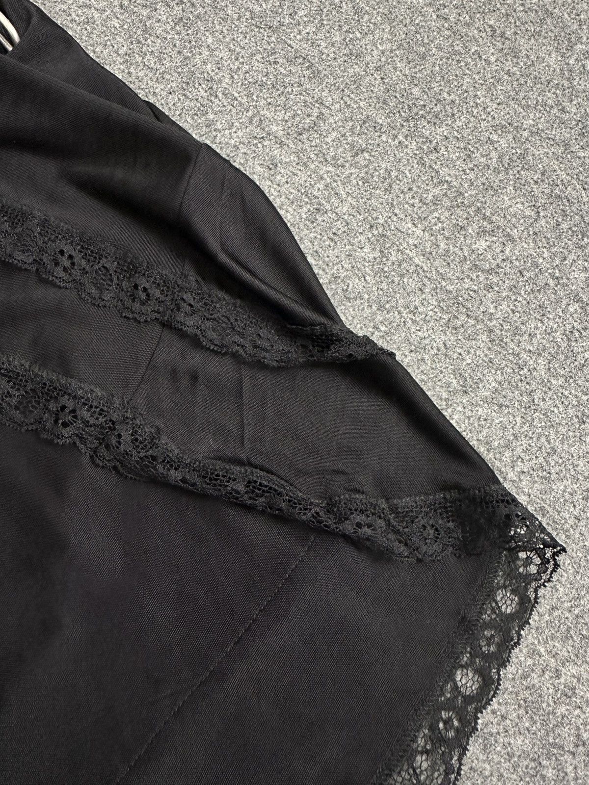 Diesel Diesel - Bondage Belted Two Layer Polyester Midi Skirt Size 34" / US 12 / IT 48 - 10 Thumbnail