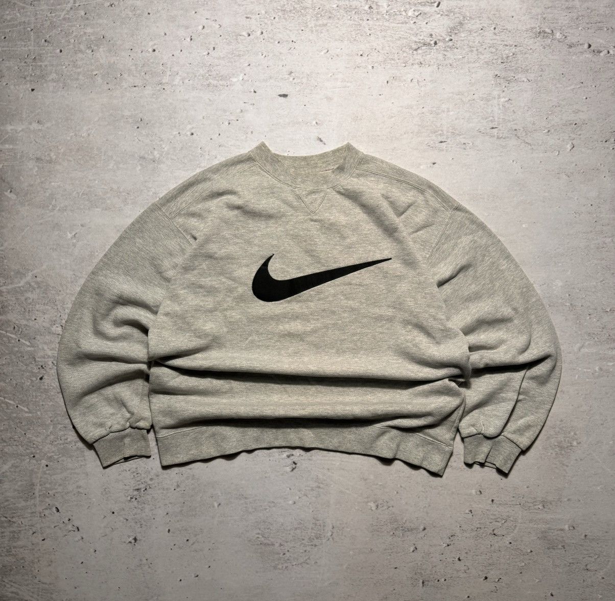 Nike × Vintage NIKE VINTAGE CENTER LOGO OVERSIZE BOXY SWEATSHIRT Size US XL / EU 56 / 4 - 1 Thumbnail