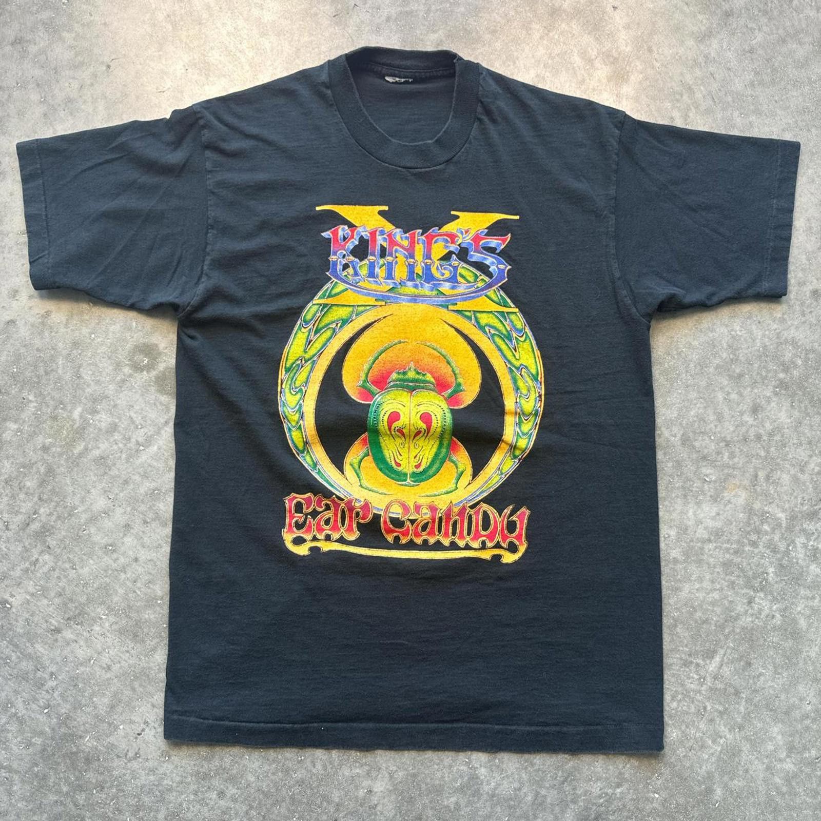 Fruit Of The Loom King's X Rock Band Album Ear Candy Single Stitch 90s T-Shirt Size US L / EU 52-54 / 3 - 1 Thumbnail