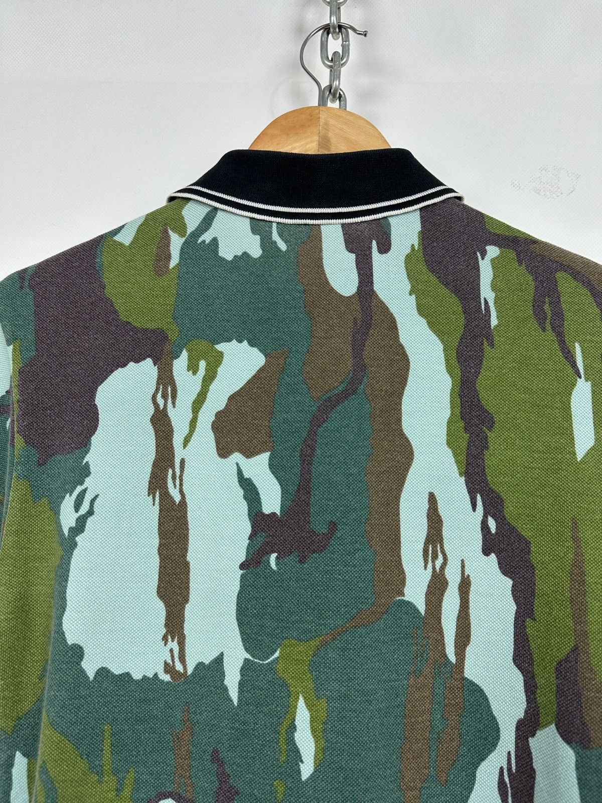 Stone Island Vintage Stone Island Camouflage Polo T-Shirt Size US S / EU 44-46 / 1 - 12 Thumbnail