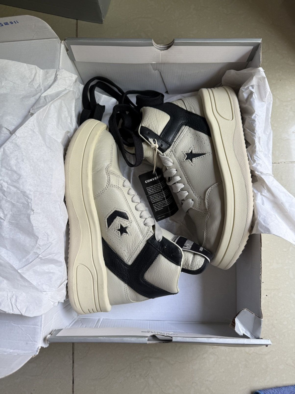 Converse × Rick Owens Drkshdw Rick owens x converse UNDER Size US 5.5 / EU 38 - 1 Thumbnail