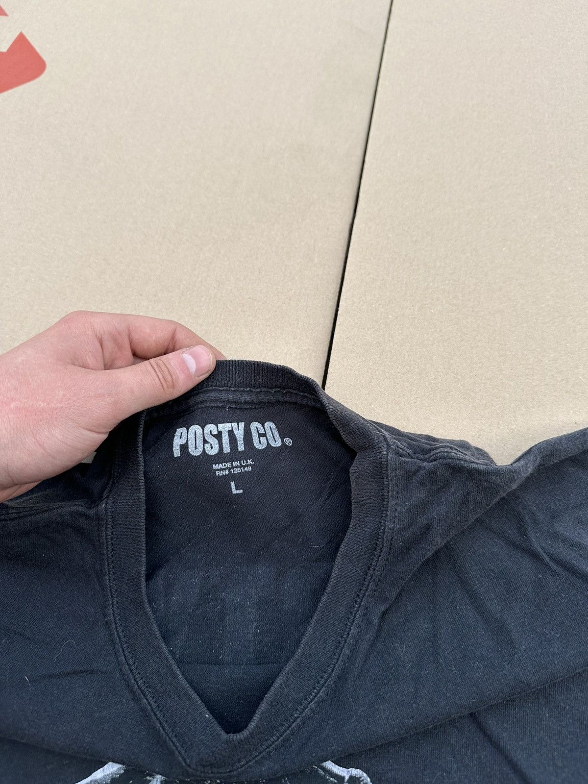 Japanese Brand Post Malone Posty Co 2018 Tour Tee Black B&B L Size US L / EU 52-54 / 3 - 7 Thumbnail