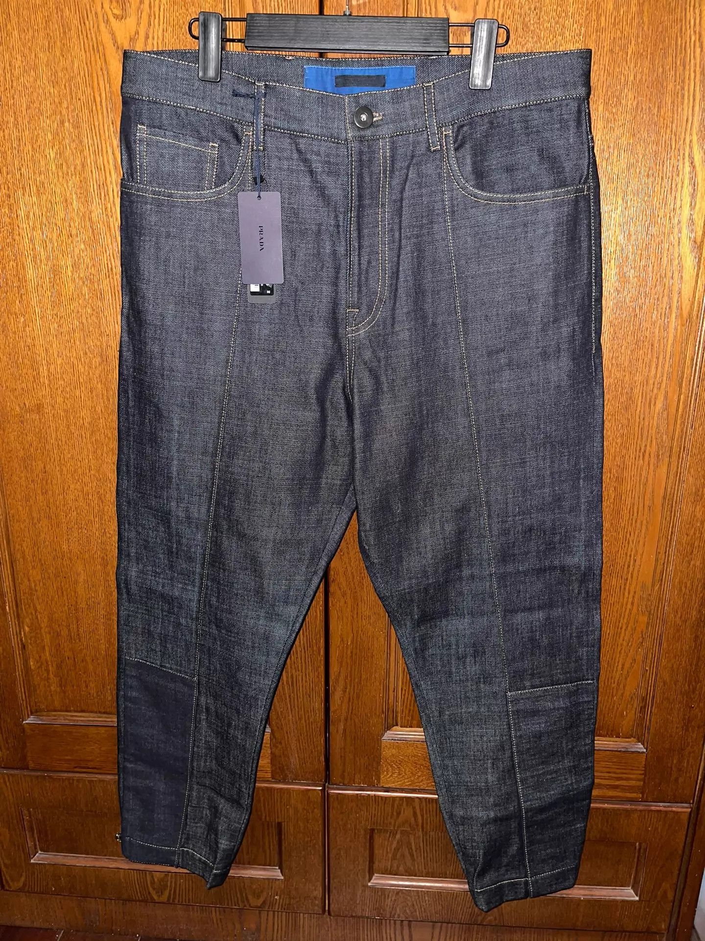 Prada Prada Raw Loose Fit Denim Jeans 32 Size US 32 / EU 48 - 1 Thumbnail