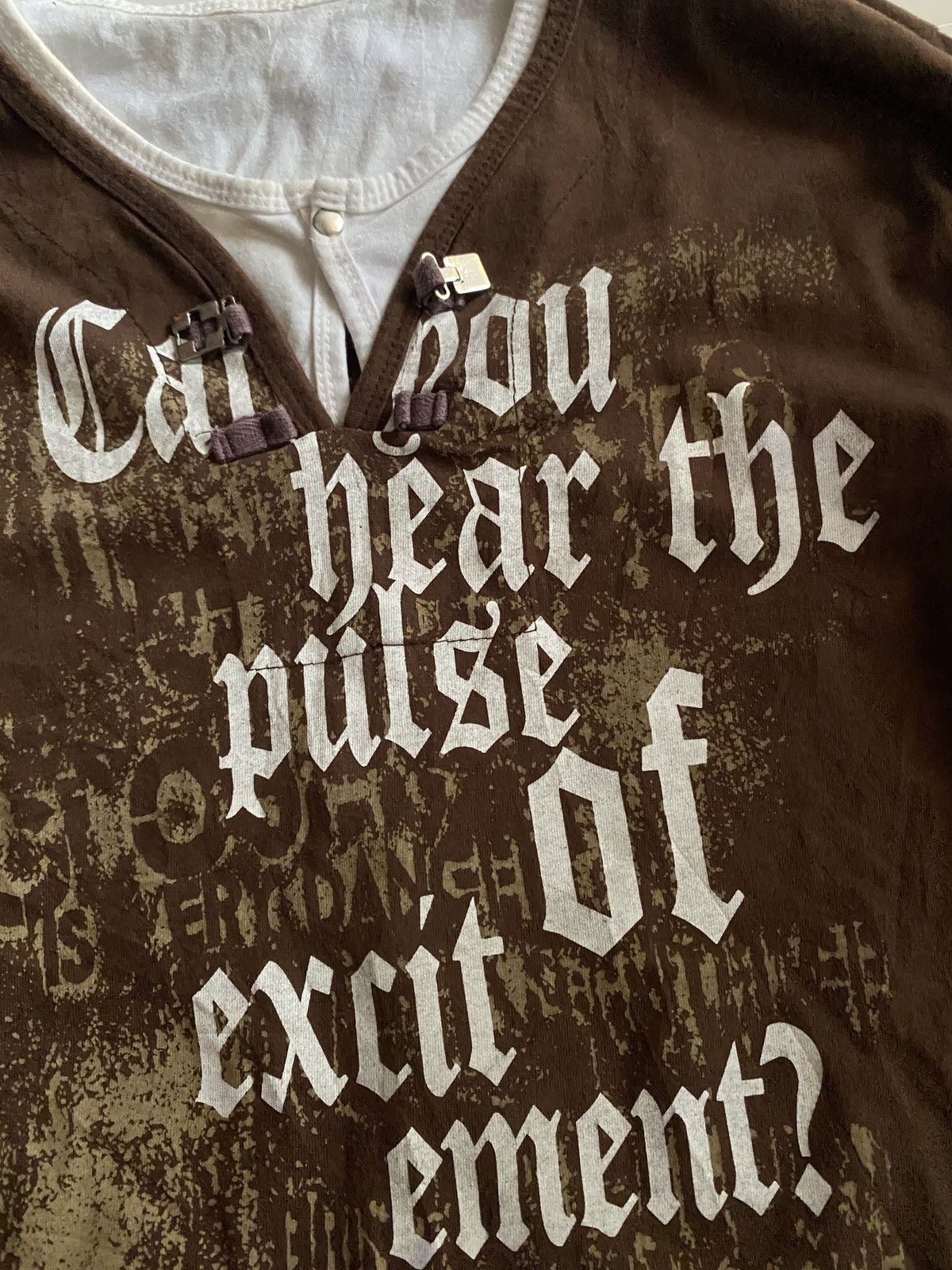 KMRii Japanese Hear The Pulse Double Layer Tee Size US L / EU 52-54 / 3 - 8 Thumbnail