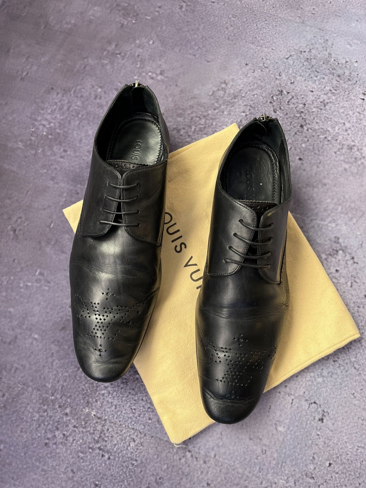 Louis Vuitton Louis Vuitton Derby Shoes Size US 8.5 / EU 41-42 - 2 Thumbnail