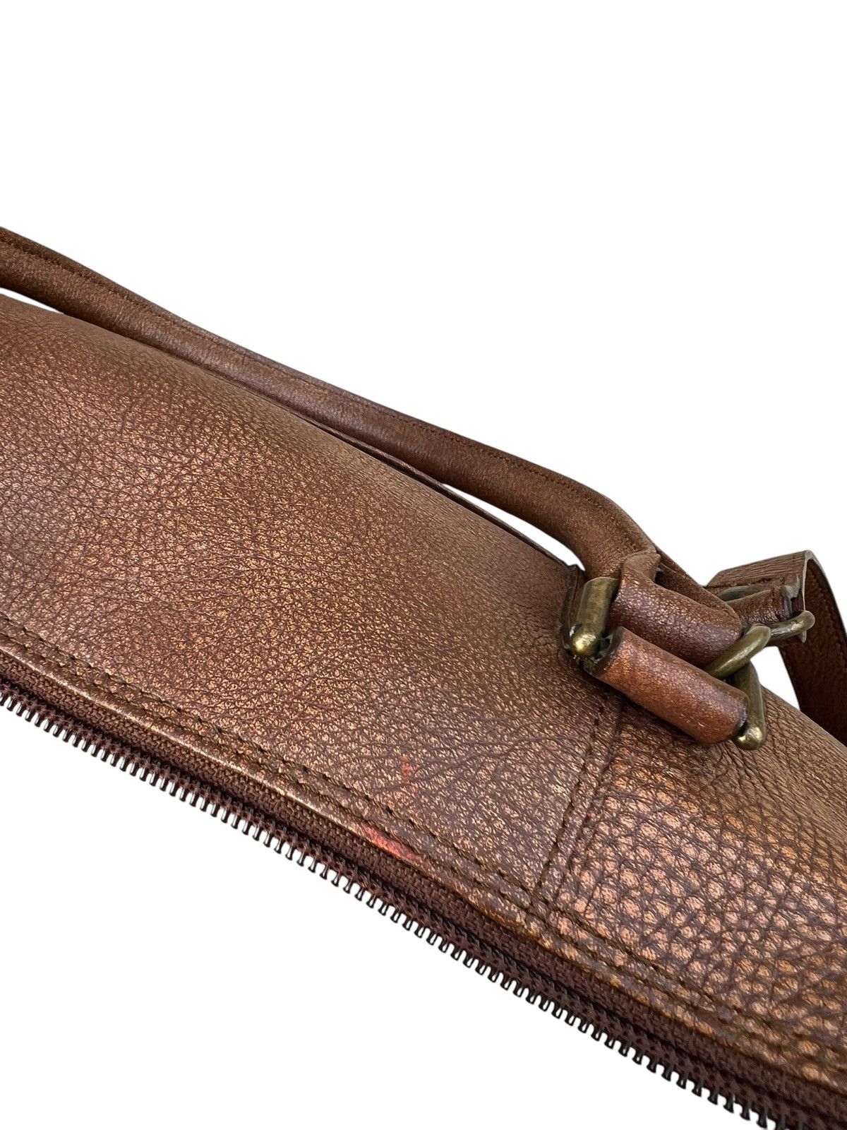 Leather AMONT Japan Patina Leather 2 Way Weekender Bag Size ONE SIZE - 21 Thumbnail