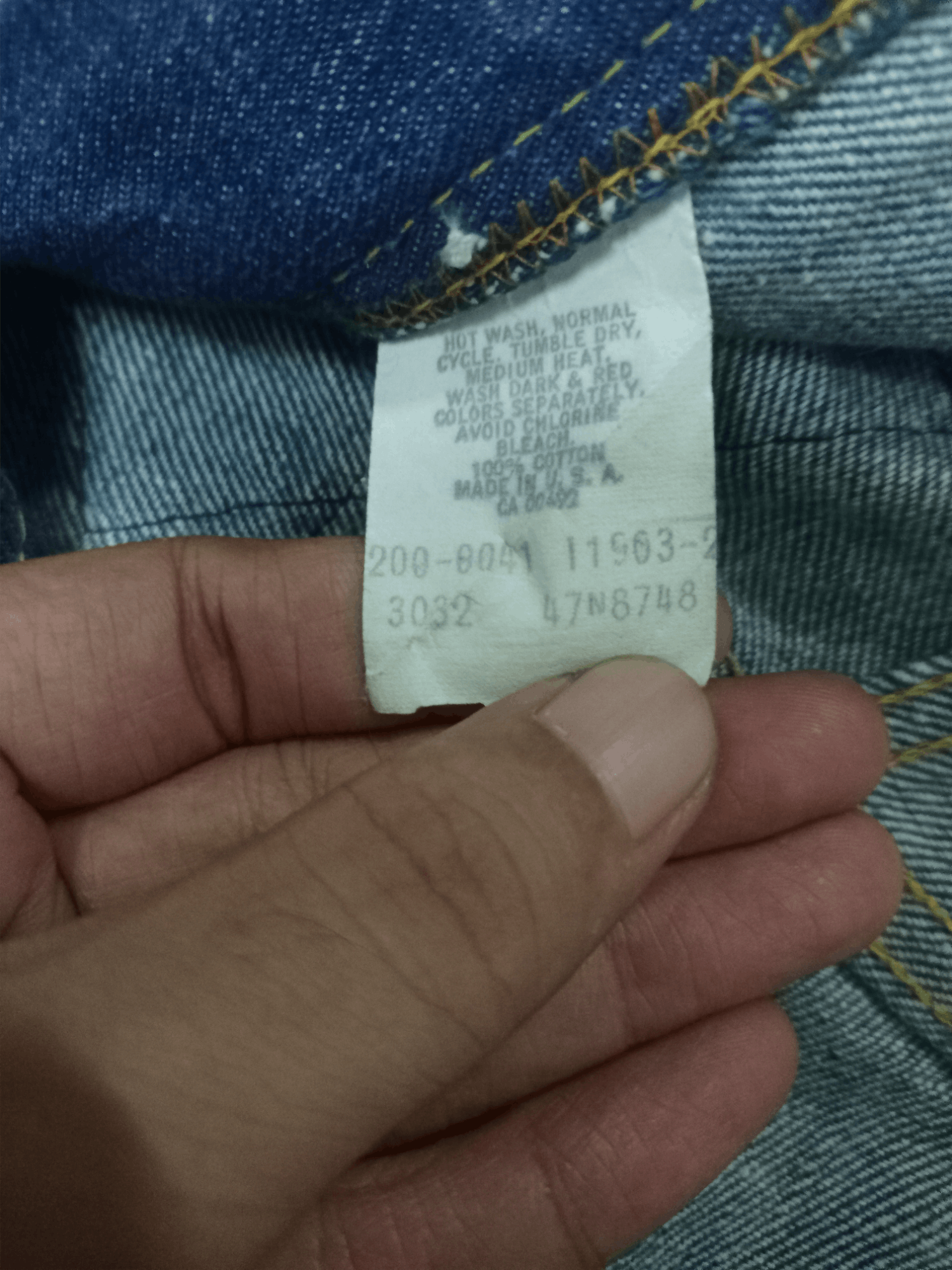 Lee Vintage 90s Lee Talon Zip Blue Wash Reworked Baggy Jeans Size US 28 / EU 44 - 8 Thumbnail