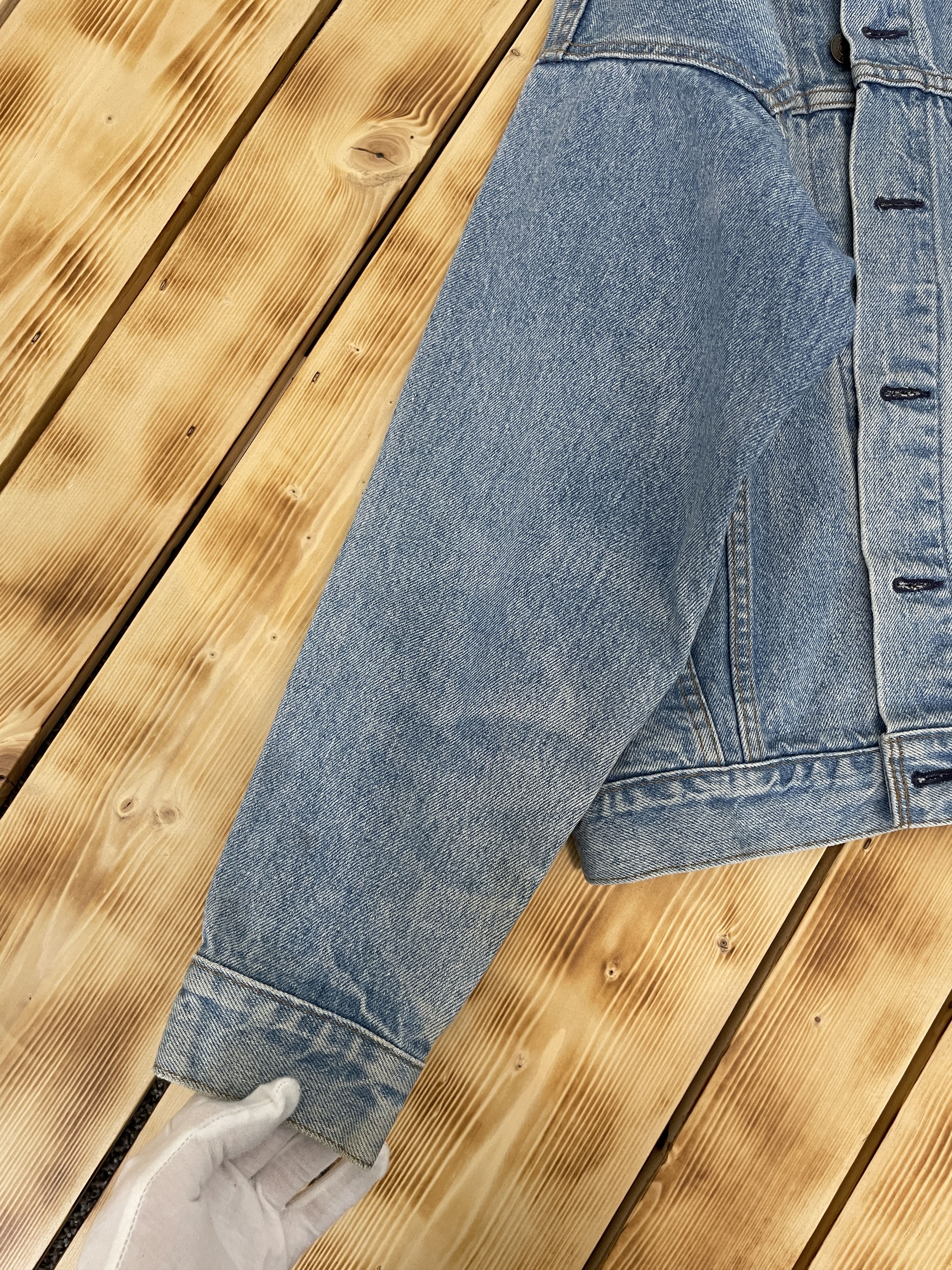 Levi's Vintage 80's Levis Denim Faded Trucker Jacket 70507 0214 Size US S / EU 44-46 / 1 - 11 Thumbnail