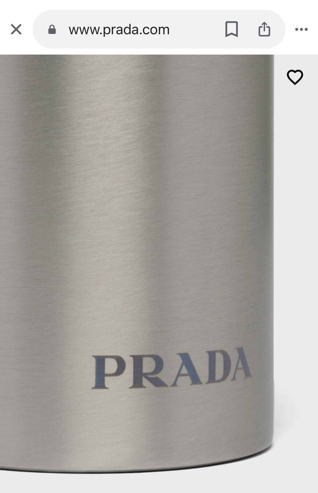 Prada Prada limited edition water bottle kettle with buckle Size ONE SIZE - 9 Thumbnail