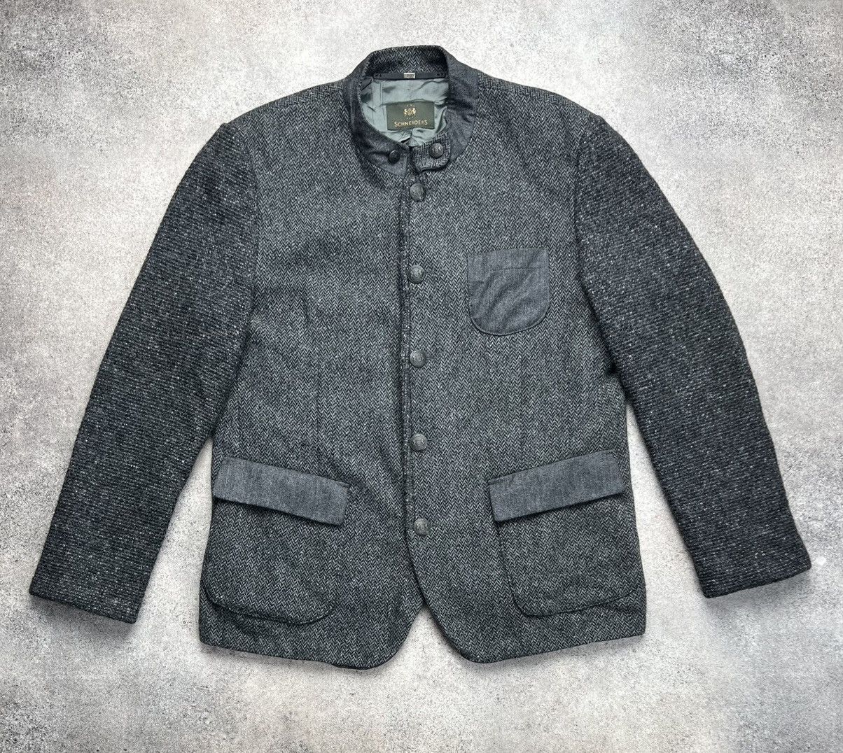 Schneiders Schneiders wool antique blazer jacket Size US S / EU 44-46 / 1 - 1 Thumbnail