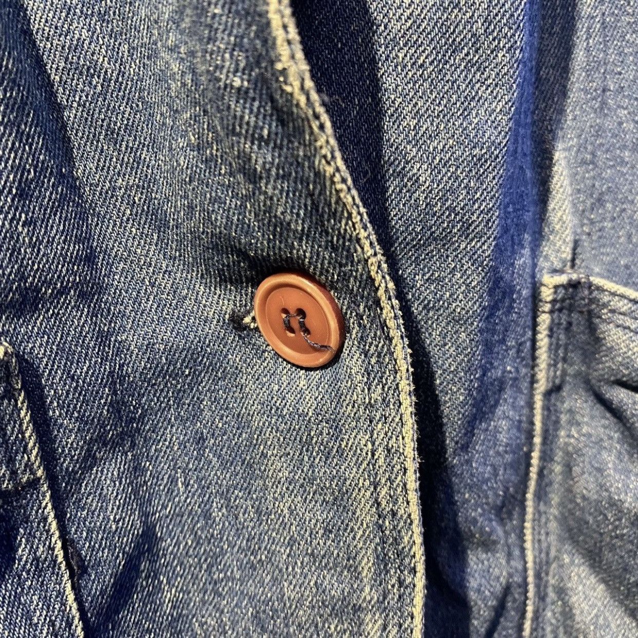 Members Only × Vintage 90s Members Only Denim Workwear Coat Jackets Size US XL / EU 56 / 4 - 12 Thumbnail