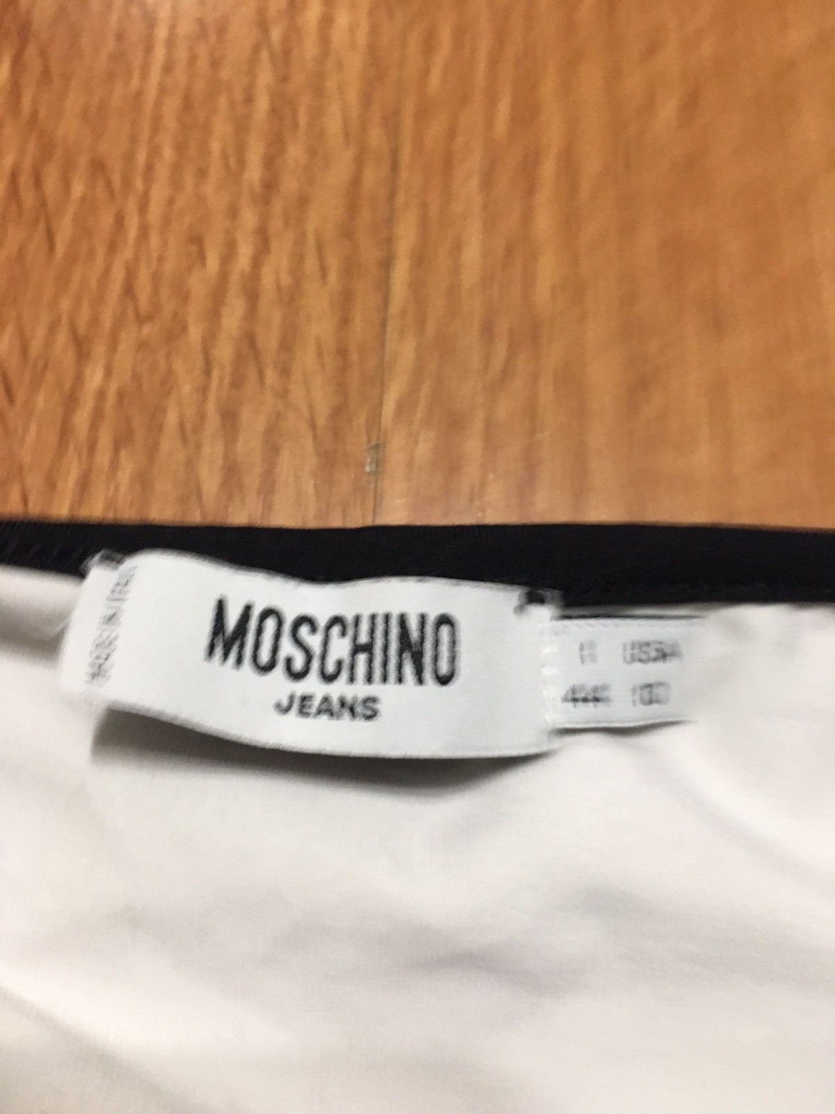 Moschino × Vintage 1990s Vintage MOSCHINO “Beauty Comes from Within” Mesh Skirt Size 32" / US 10 / IT 46 - 9 Thumbnail