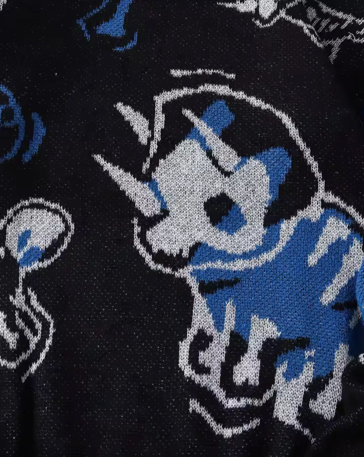 Other Street Dinosaur Roar Double Sided Sweater Jacquard Knitwear Size US S / EU 44-46 / 1 - 6 Thumbnail