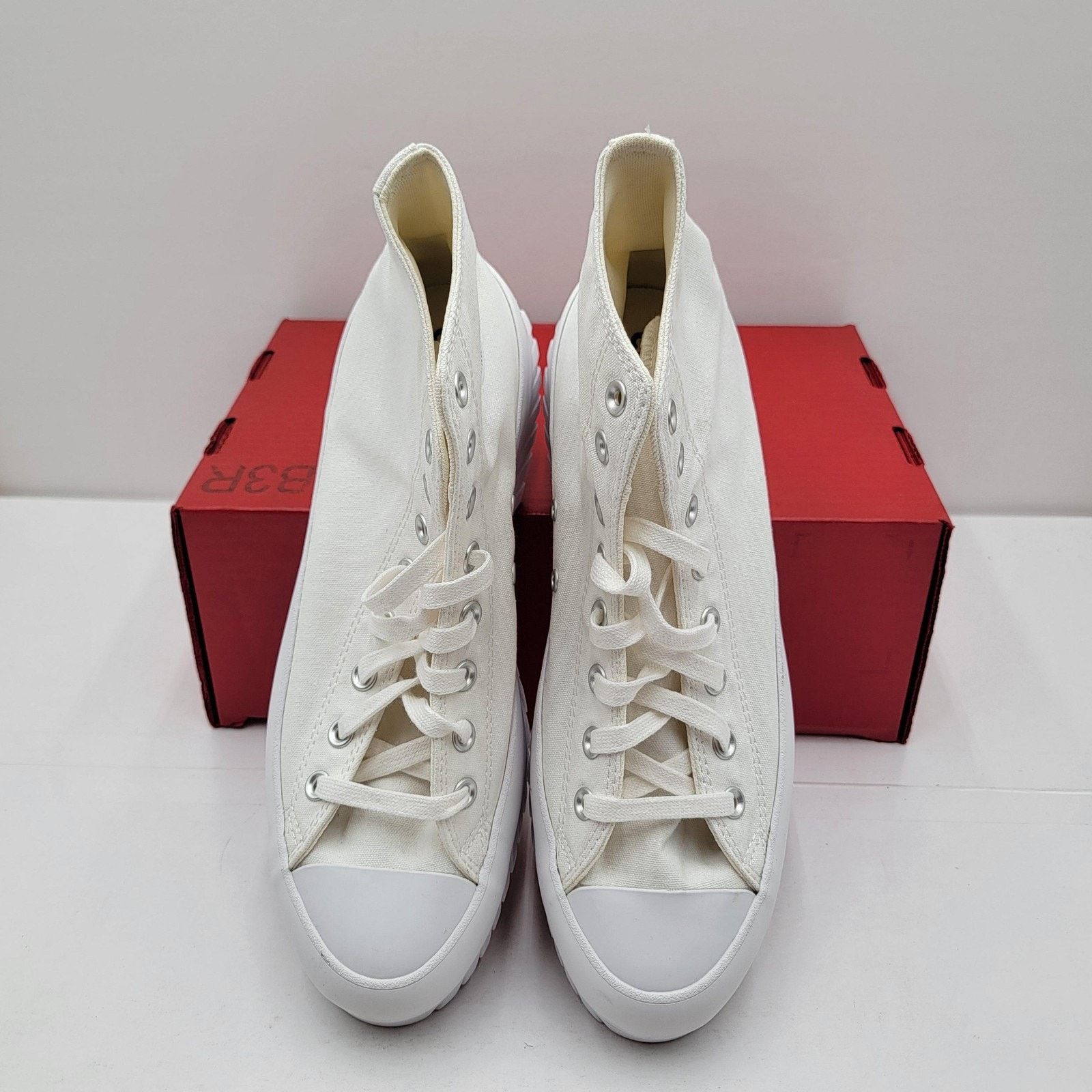 Converse Converse CTAS Lugged 2.0 Hi Mens Sz 10 White Black Platform Size US 10 / EU 43 - 5 Thumbnail