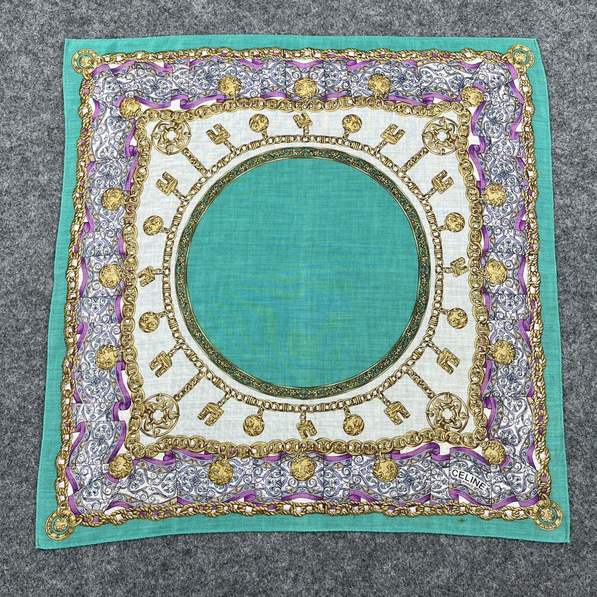 Celine Celine Handkerchief / Bandana / Neckerchief B701 Size ONE SIZE - 1 Thumbnail