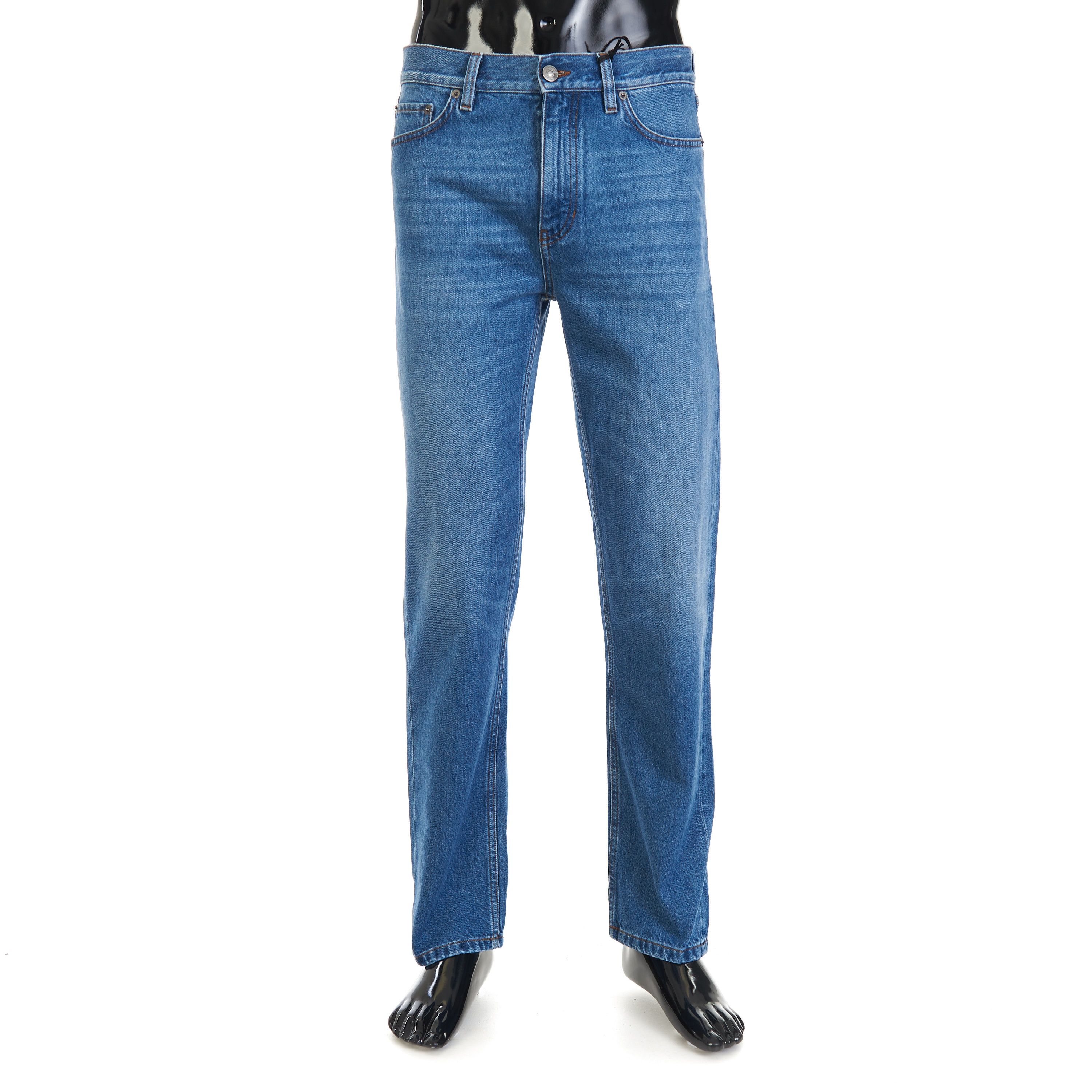 Ermenegildo Zegna Blue Cotton Roccia Denim Jeans Size US 32 / EU 48 - 2 Thumbnail
