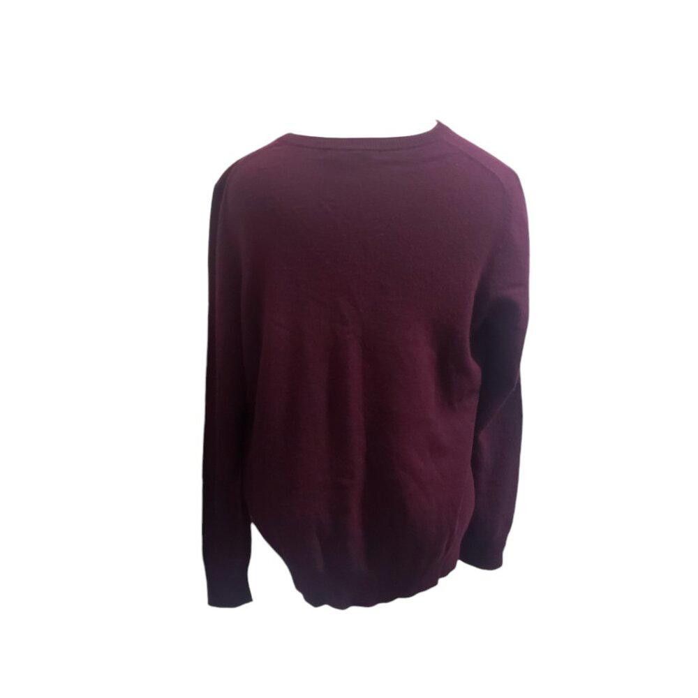 Designer CT1969 QuincePurple Crew Neck Cashmere Sweater XL Size XL / US 12-14 / IT 48-50 - 4 Thumbnail