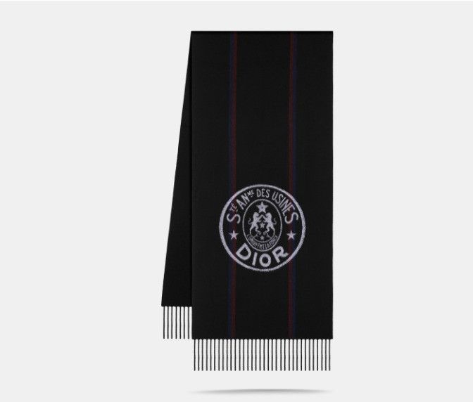 Dior o1w1db10425 34UFO2 Size: OS / Union Scarf in Black Size ONE SIZE - 1 Thumbnail