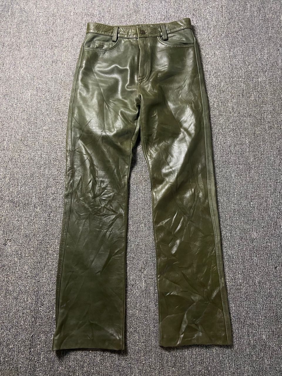 Japanese Brand Japanese Brand Casual Leather Pants (197) Size US 28 / EU 44 - 1 Thumbnail