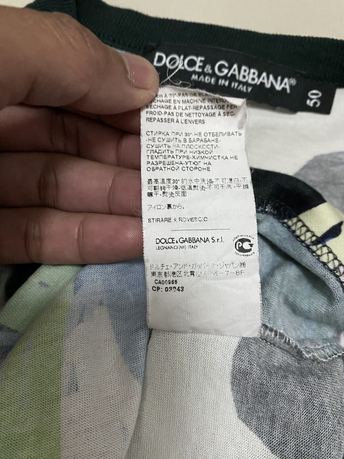 Dolce & Gabbana Dolce And Gabbana Spray Paint Shirt Size US L / EU 52-54 / 3 - 5 Thumbnail