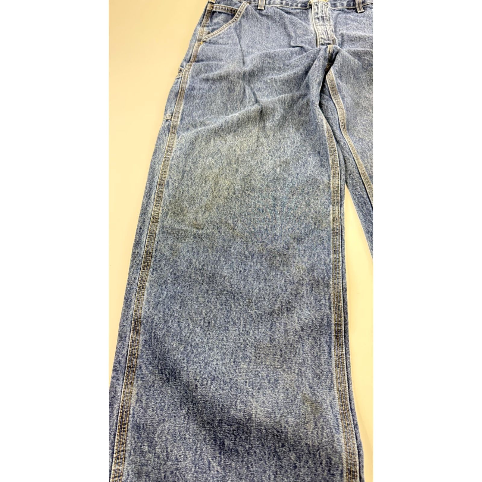 Carhartt Carhartt Jeans Mens 38x34 Blue B13 Original Dungaree Fit Carpenter Denim Pants Size US 38 / EU 54 - 3 Thumbnail