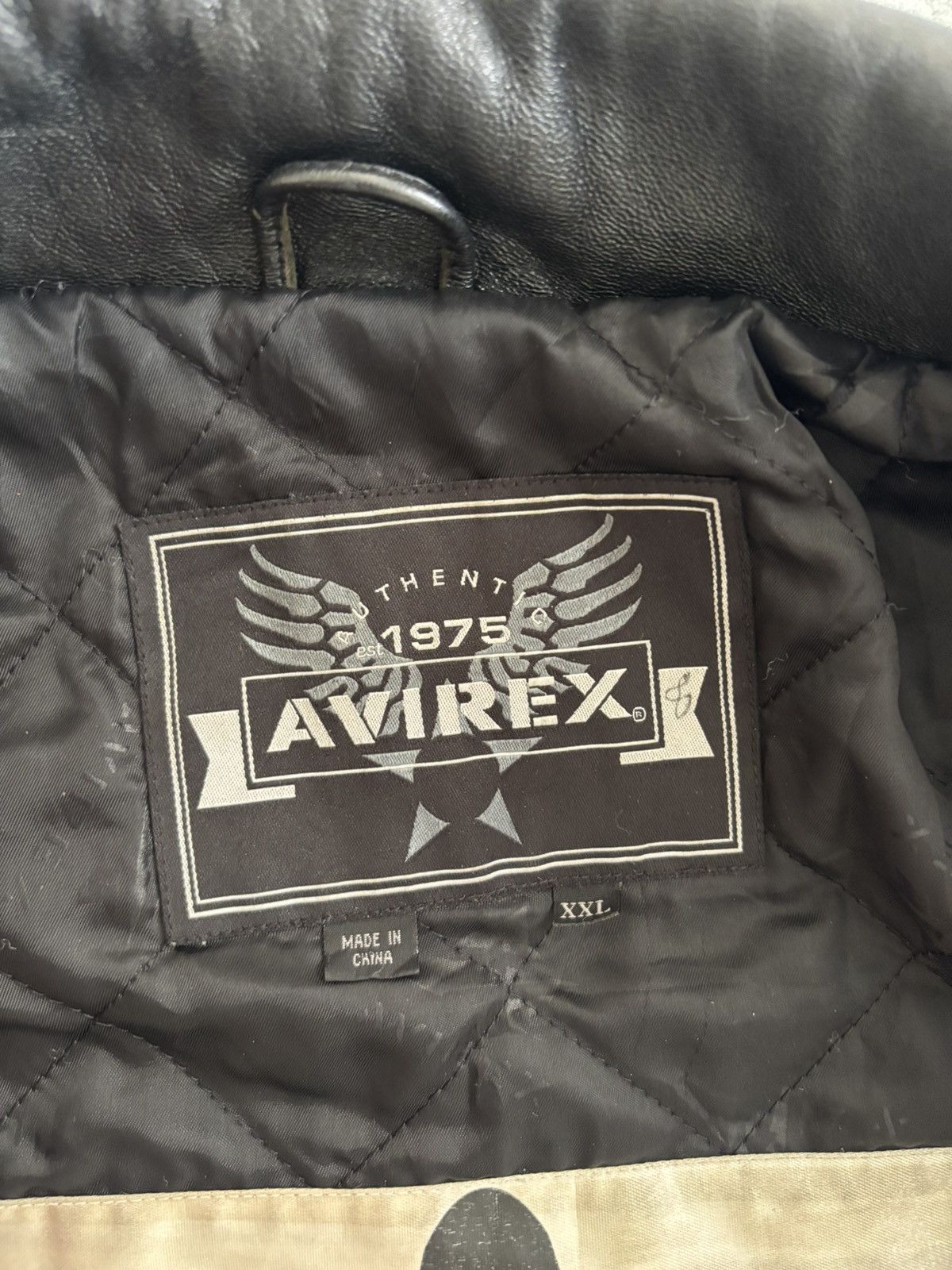 Avirex × Vintage Avirex Gambler’s Club King Casino Leather Jacket 80s Size US XXL / EU 58 / 5 - 7 Thumbnail