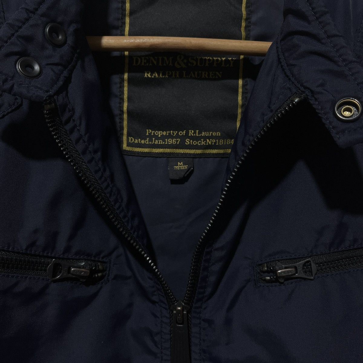 Denim & Supply Ralph Lauren Ralph Lauren Midnight Blue Nylon Bomber Jacket Size US M / EU 48-50 / 2 - 5 Thumbnail