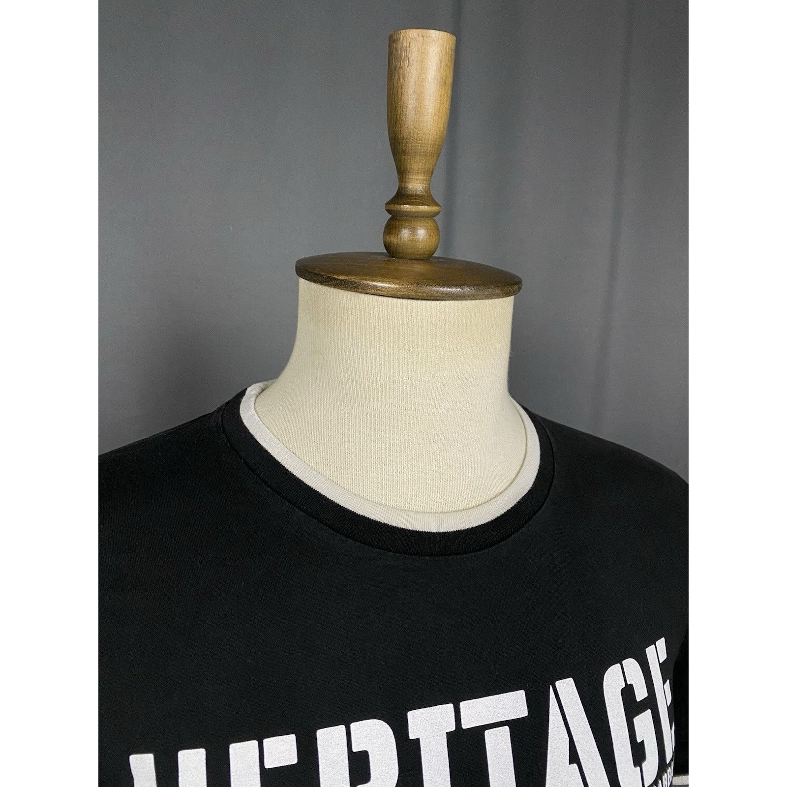 Dolce & Gabbana Dolce&Gabbana Heritage Big Logo Men's Black T-Shirt Size 46 Size US S / EU 44-46 / 1 - 6 Thumbnail