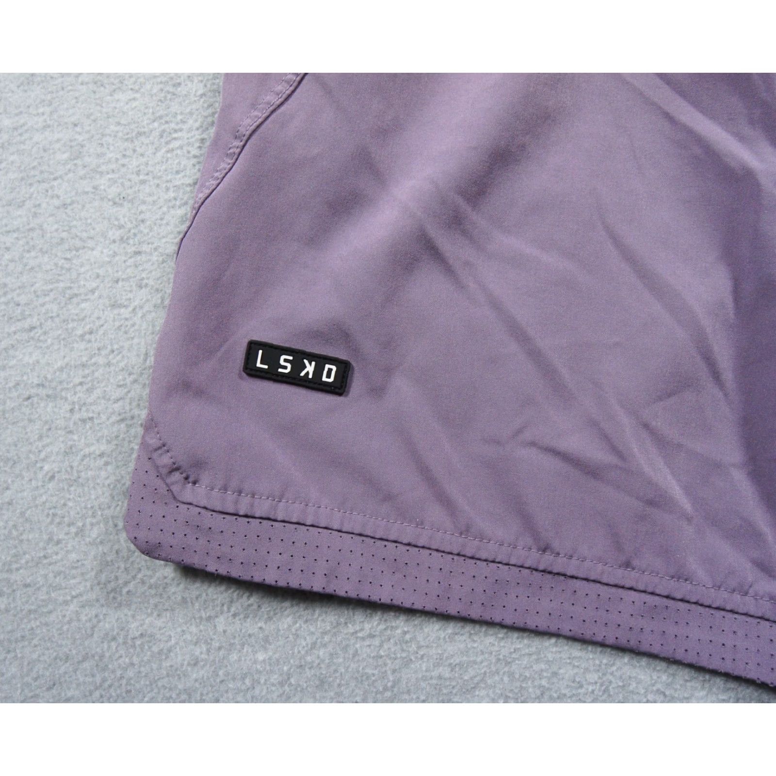 Vintage LSKD Shorts Mens XL Purple Athletic Training Gym Running Stretch Activewear Size US 36 / EU 52 - 5 Thumbnail