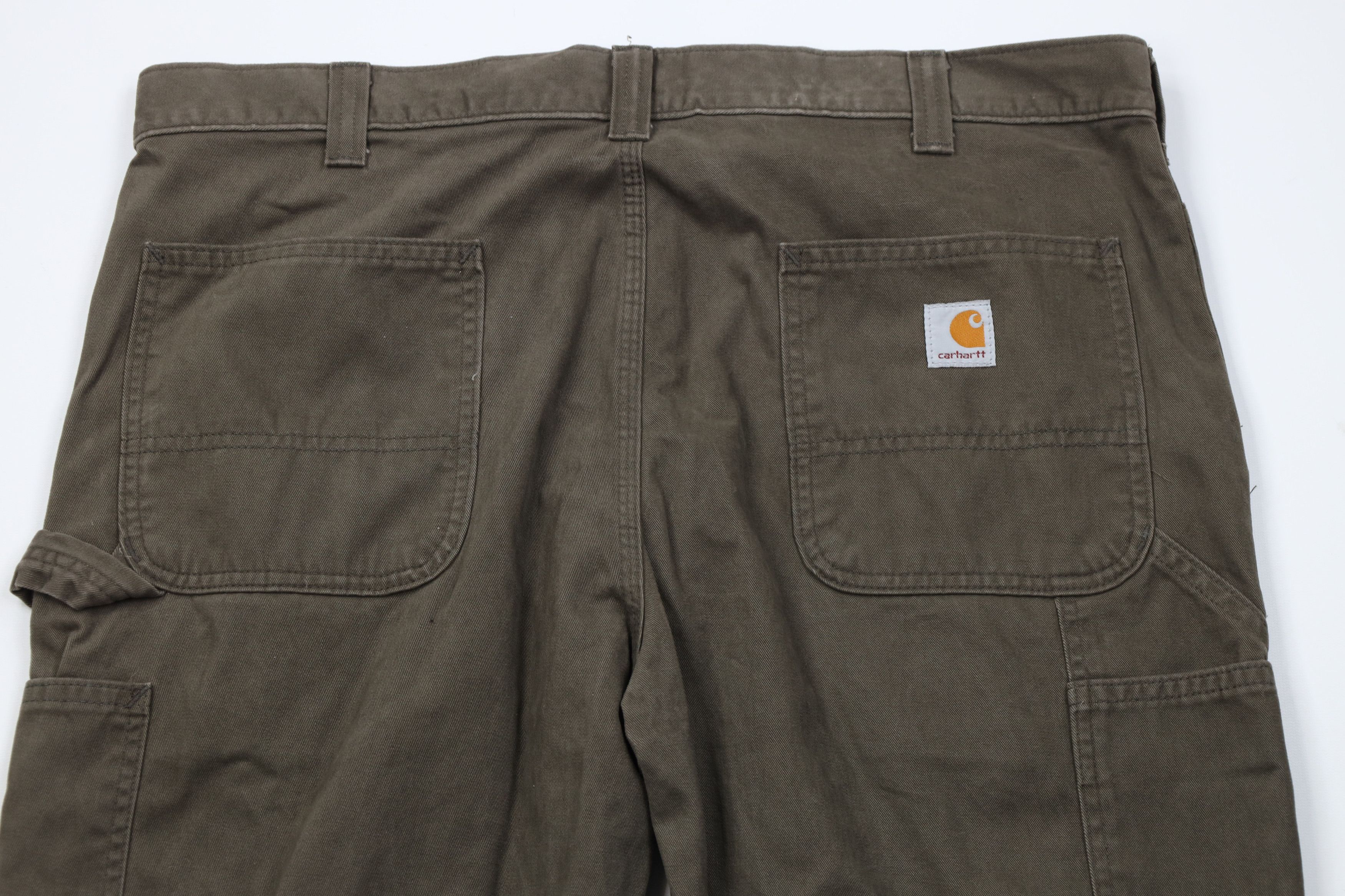 Carhartt Vintage Y2K Carhartt Fit Wide Leg Dungaree Pants Green Size US 38 / EU 54 - 11 Thumbnail