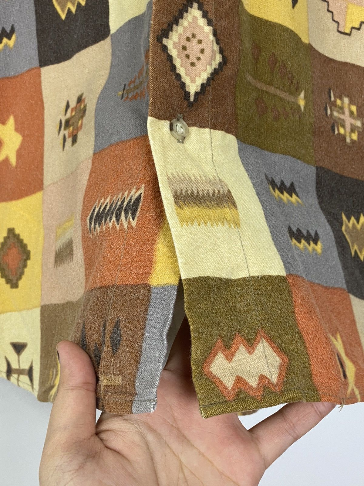 Japanese Brand × Vintage Vintage Sand Beige Button Shirt Size US M / EU 48-50 / 2 - 8 Thumbnail