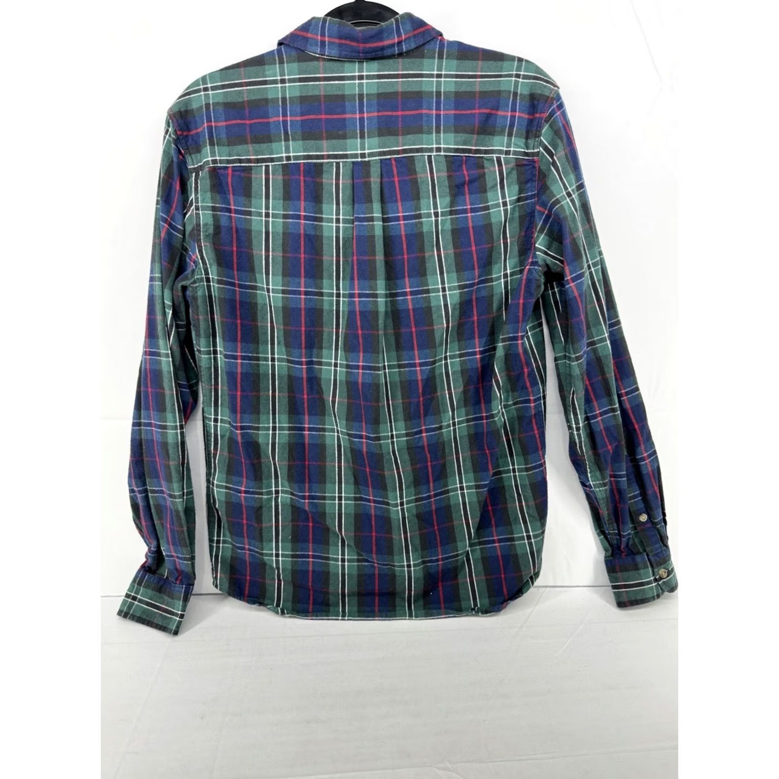 Marine Layer Marine Layer Shirt Mens Larger Long Sleeve Plaid Green Blue Cotton Button Up Size US M / EU 48-50 / 2 - 5 Thumbnail