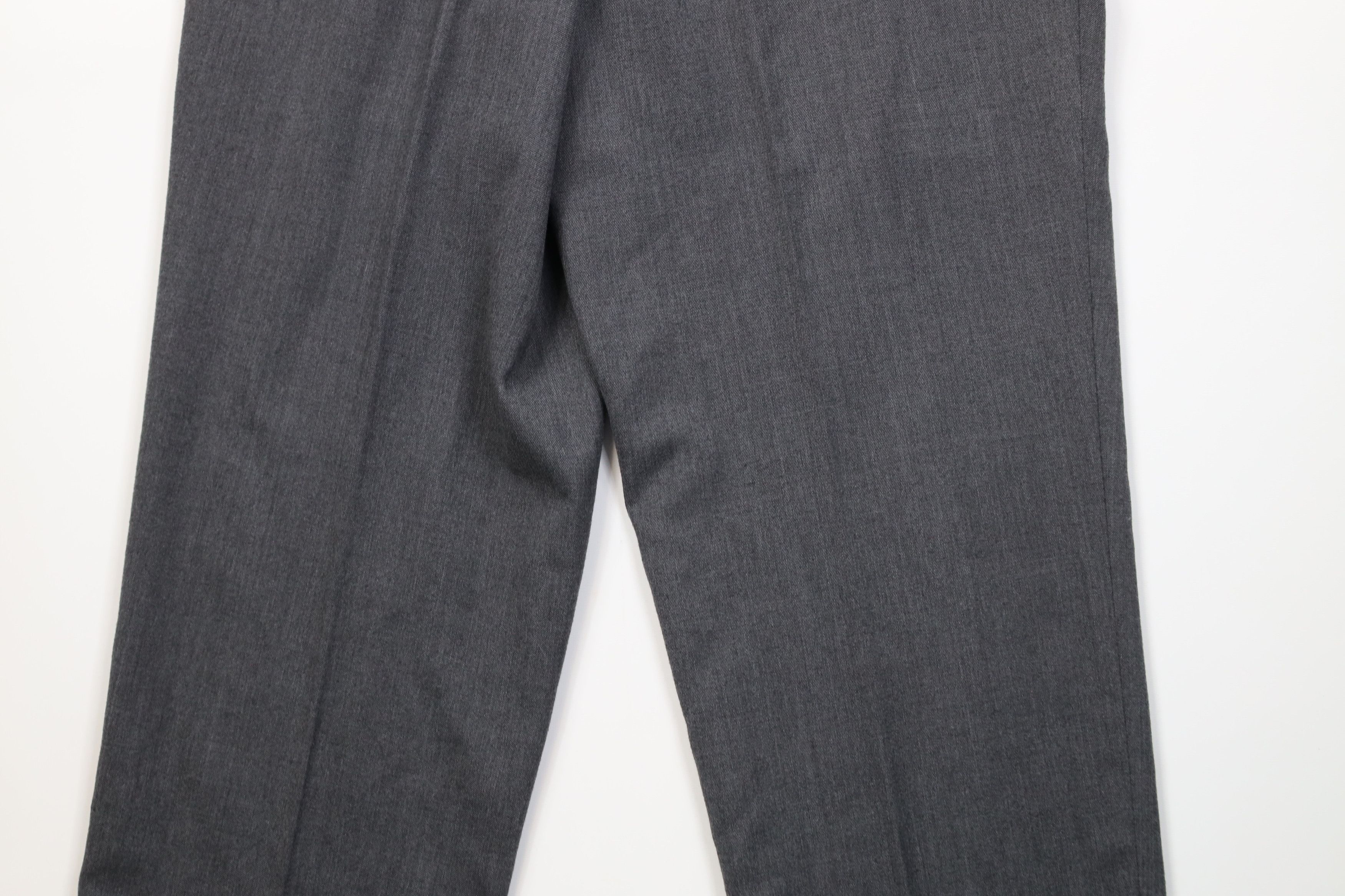 Vintage Vintage 90s Streetwear Knit Straight Leg Chino Pants Gray Size US 34 / EU 50 - 12 Thumbnail
