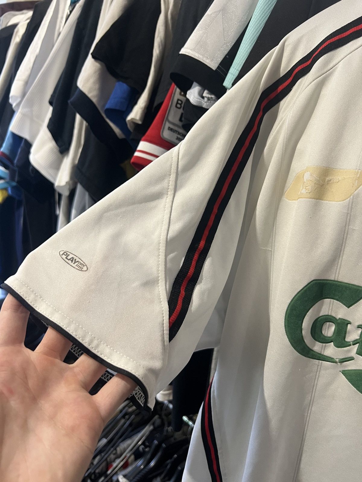 Reebok × Vintage 2003/2004 VINTAGE LIVERPOOL REEBOK AWAY FOOTBALL SHIRT AOP Size US L / EU 52-54 / 3 - 3 Thumbnail