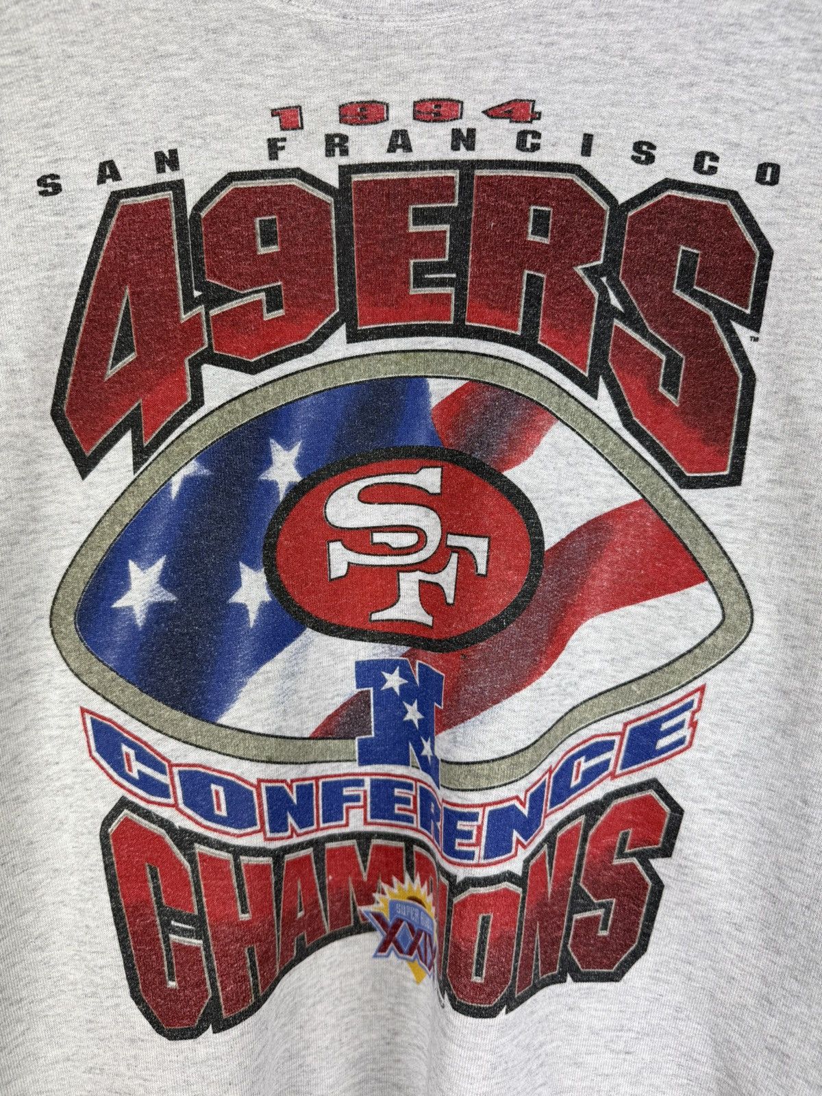 Starter × Vintage VTG Starter 49ers San Francisco 1995 Sweatshirt Pullover Size US M / EU 48-50 / 2 - 6 Thumbnail