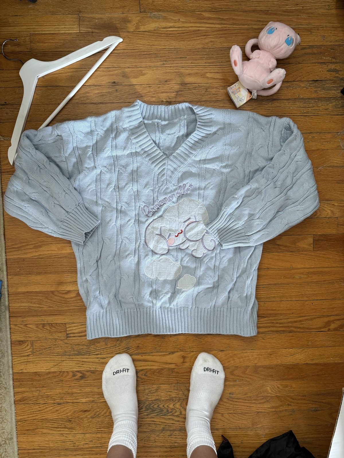 Japanese Brand × Vintage Sanrio cinnamonroll knit Size L / US 10 / IT 46 - 1 Thumbnail