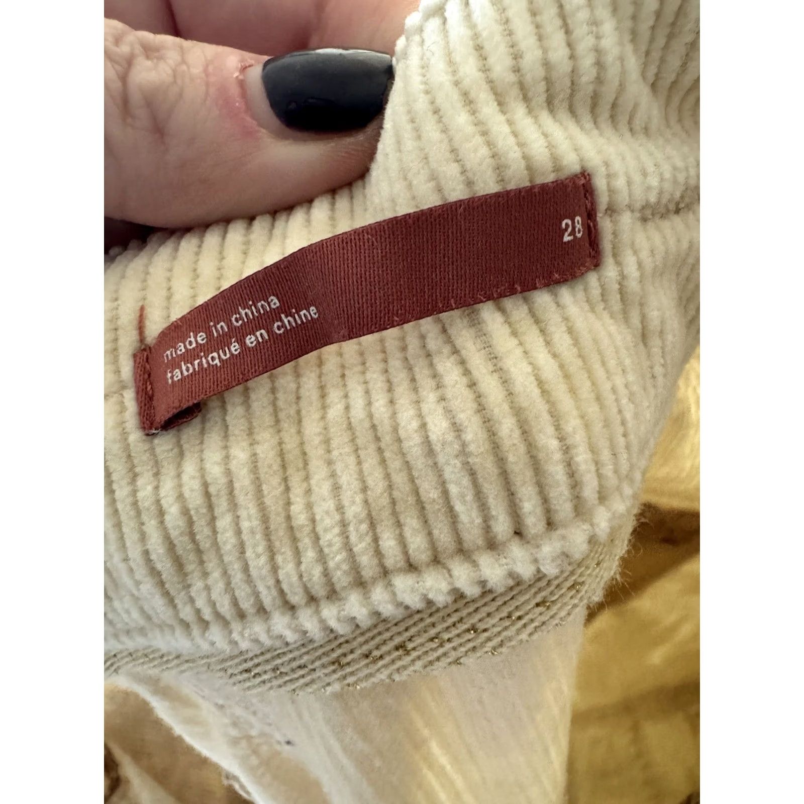 Anthropologie Anthropologie The Wanderer Utility Pants, Cargo, Cotton Blend, Floral, Zipper, 28, Regular, Tapered, Women, Inseam 29.5 in, Neutral, New with Tag Size 28" / US 6 / IT 42 - 8 Thumbnail