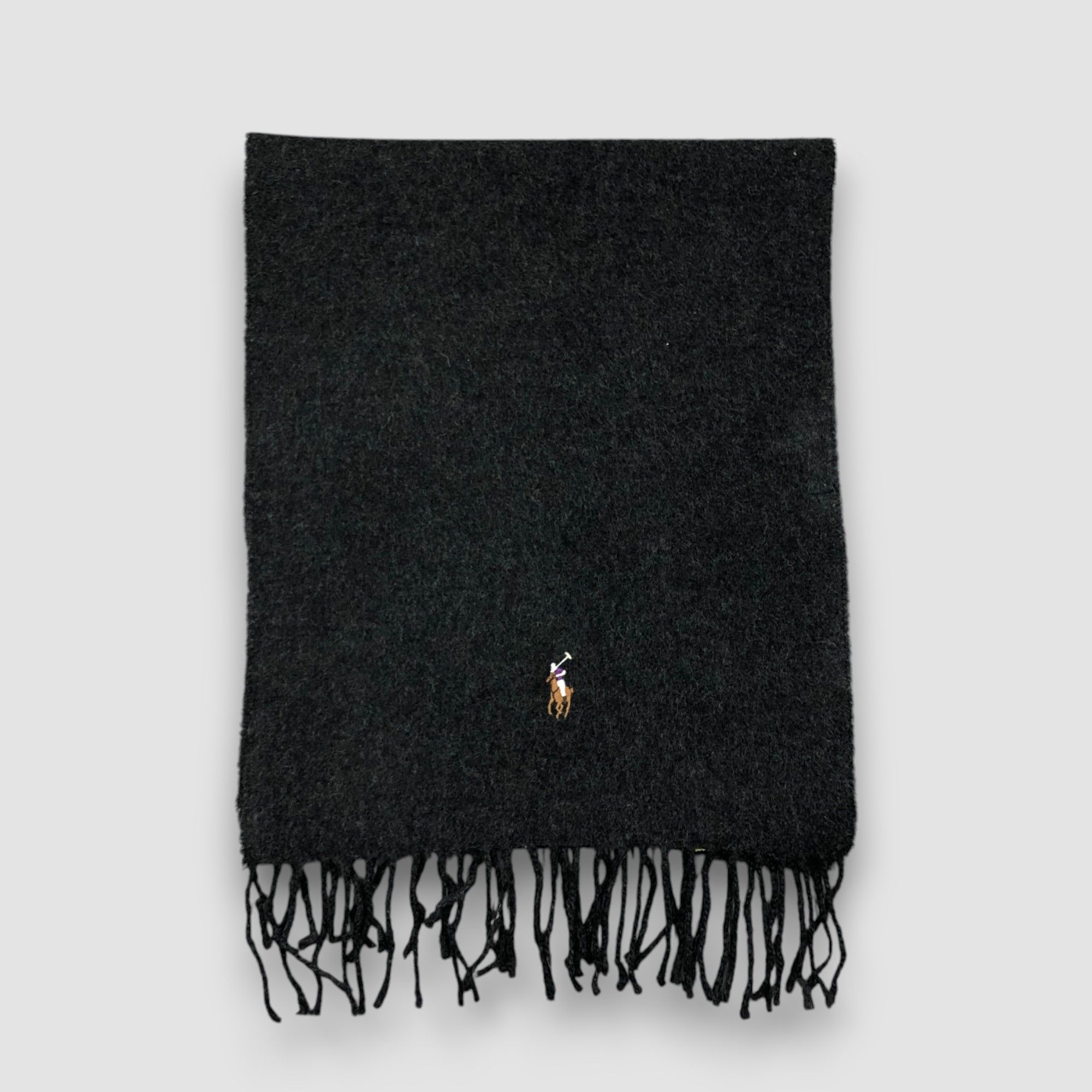 Polo Ralph Lauren Vintage 90s Polo Ralph Lauren Scarf Muffler Wool Scarves Size ONE SIZE - 3 Thumbnail