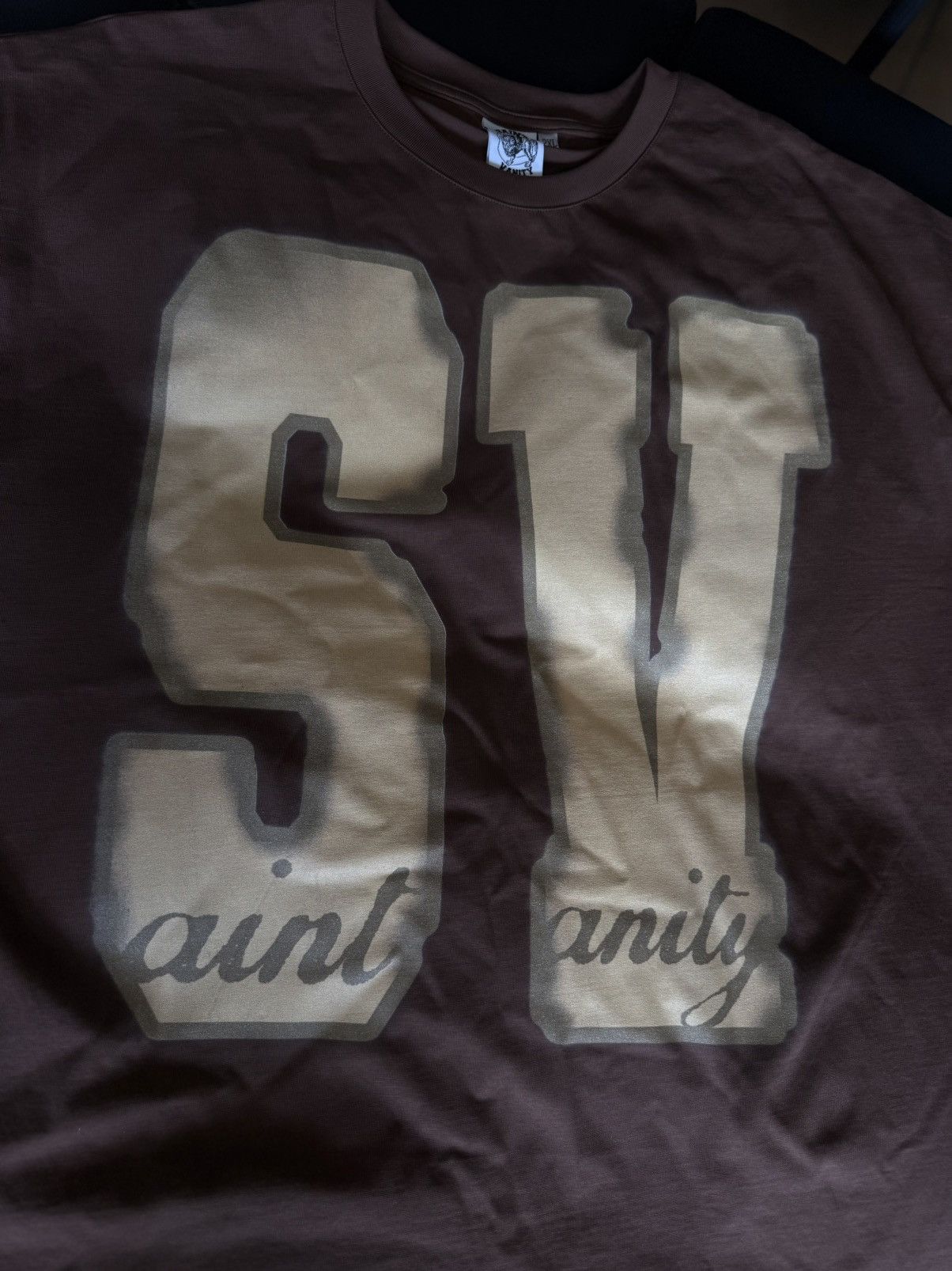 Saint Vanity Saint Vanity UNRELEASED Tee Shirt Logo Brown Size XXL (NEW) Size US XXL / EU 58 / 5 - 4 Thumbnail