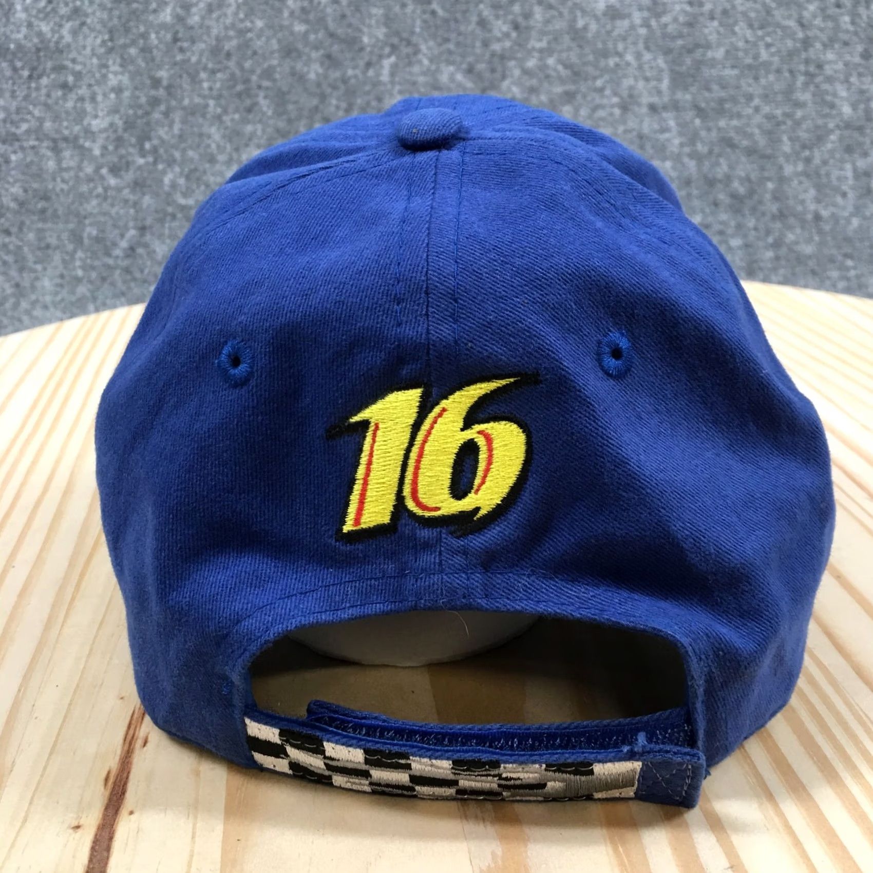 J Brand Scotch Blue Brand Baseball Cap Unisex Blue OS Adjustable Curved Brim Embroidered Size ONE SIZE - 7 Thumbnail