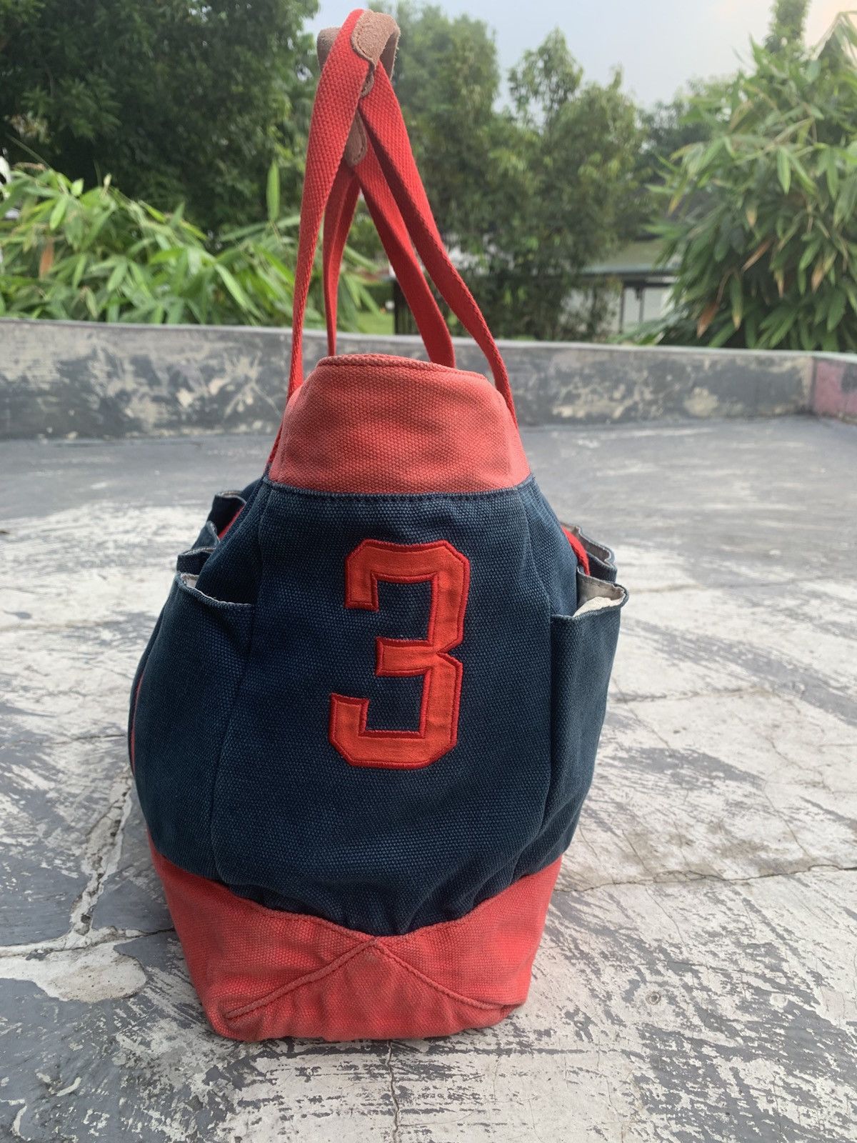 Polo Ralph Lauren Vtg Polo Ralph Lauren Gardening Bag #3 Canvas Pocket Size ONE SIZE - 3 Thumbnail