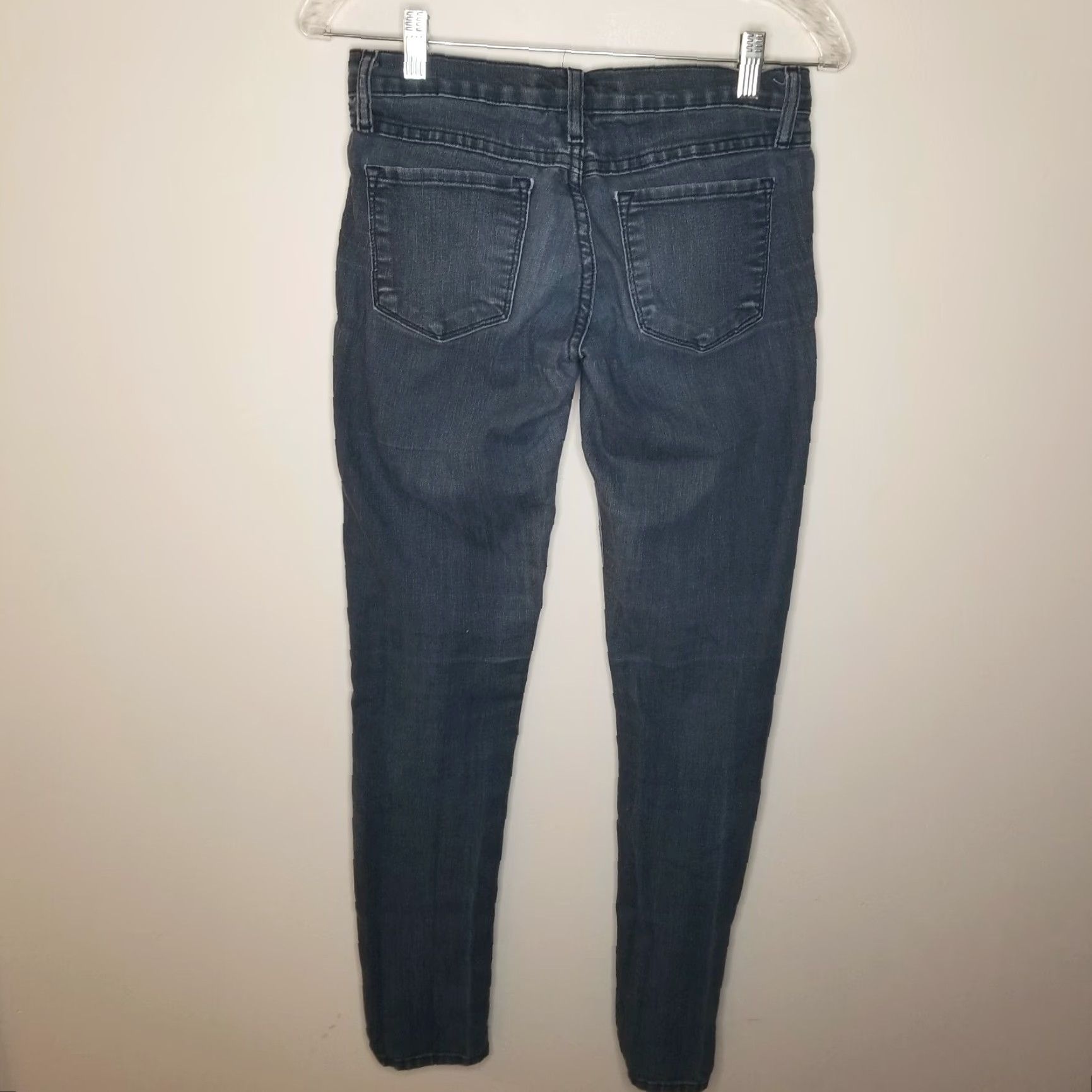 Vintage FLYING MONKEY Womens Blue Stretchy Skinny Jeans Size 3 Regular Size 26" / US 2 / IT 38 - 4 Thumbnail