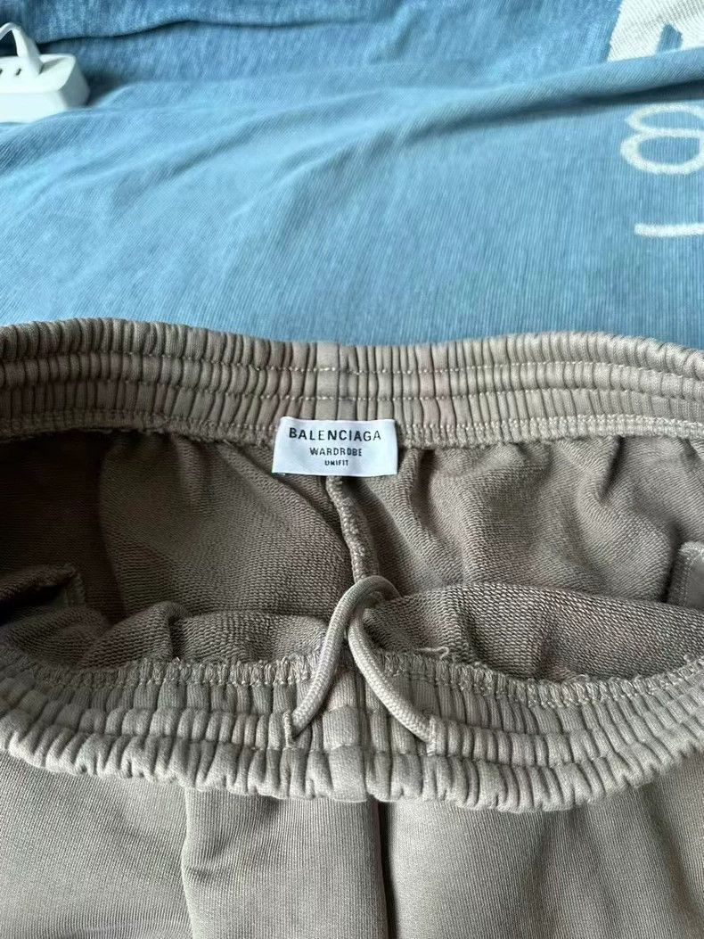 Balenciaga Balenciaga Brown Embroidered Shorts-2505 Size US 27 - 3 Thumbnail