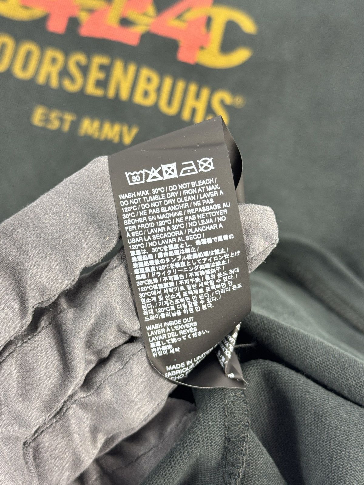 424 × Hoorsenbuhs LIGHT WEIGHT LOGO PRINT CROPPEDT-SHIRT Size US XL / EU 56 / 4 - 8 Thumbnail