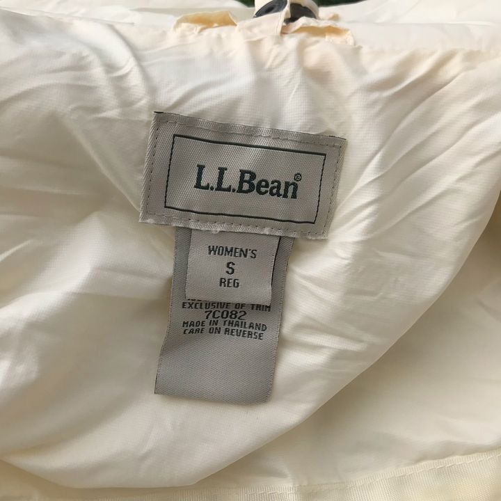 L.L. Bean LL Bean Maine Freeport USA down Puffer White Jacket Size US M / EU 48-50 / 2 - 14 Thumbnail
