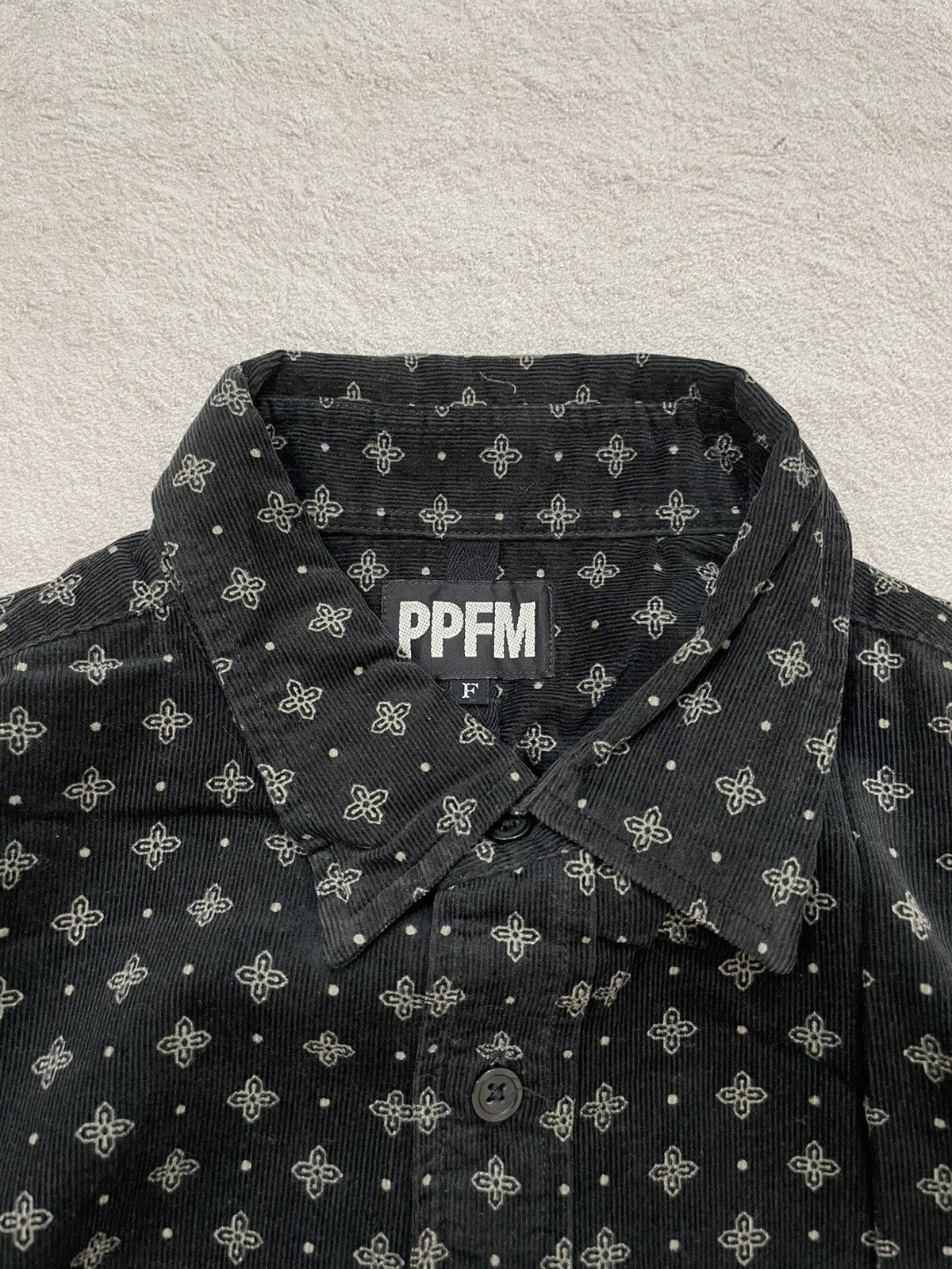 If Six Was Nine 2000s PPFM Corduroy Shirt Y2K Japanese Archive Hysteric GOA Size US L / EU 52-54 / 3 - 5 Thumbnail
