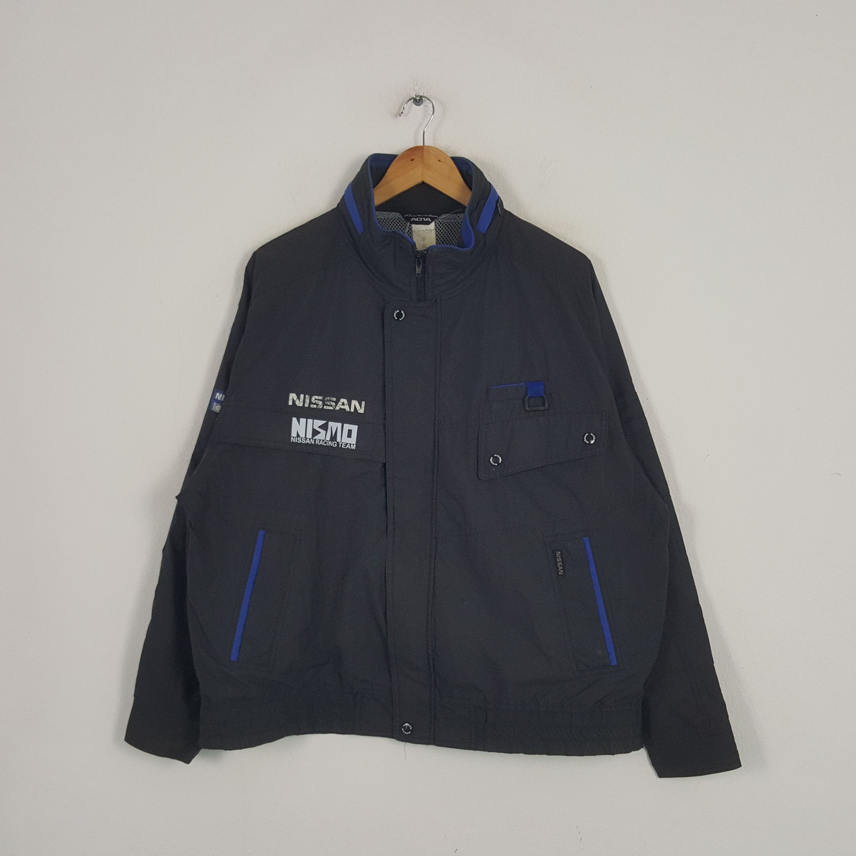 Japanese Brand × Vintage Vintage Nismo Nissan Racing Team Custom Art Sports Jackey Size US XL / EU 56 / 4 - 3 Thumbnail